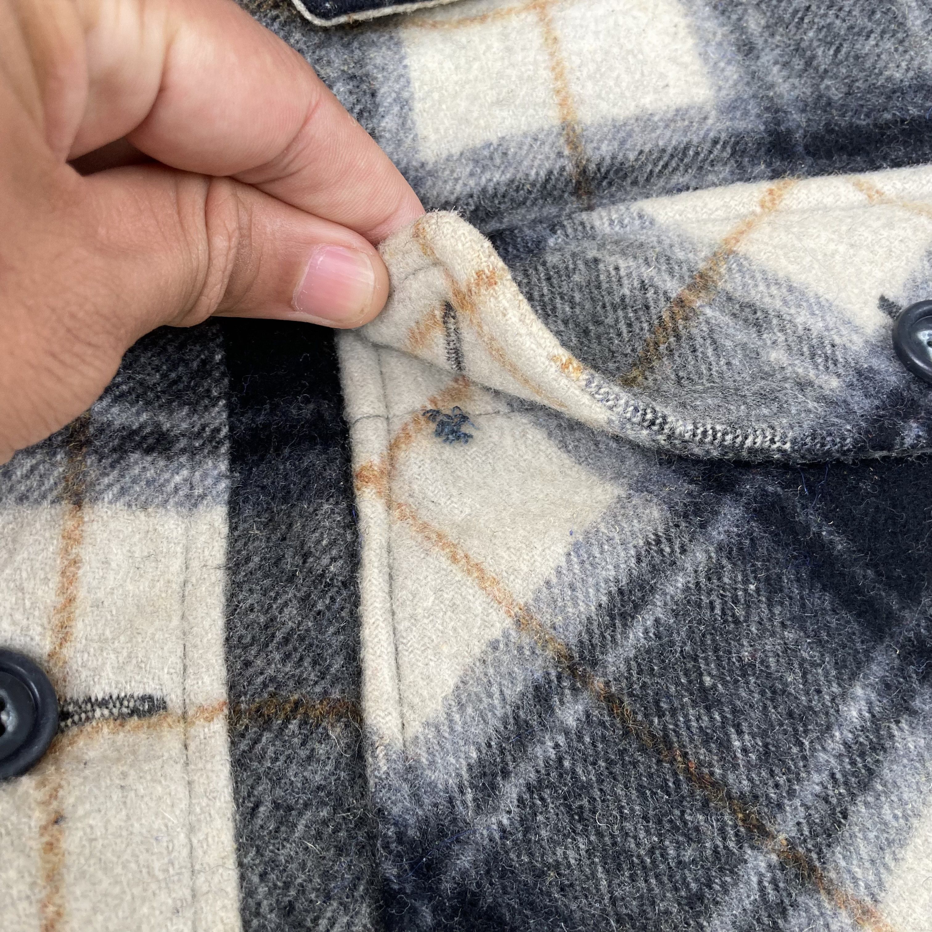 Flannel × Vintage Vtg Dan Pierre Shadow Plaid Flannel 90s Shirt Size US S / EU 44-46 / 1 - 5 Thumbnail