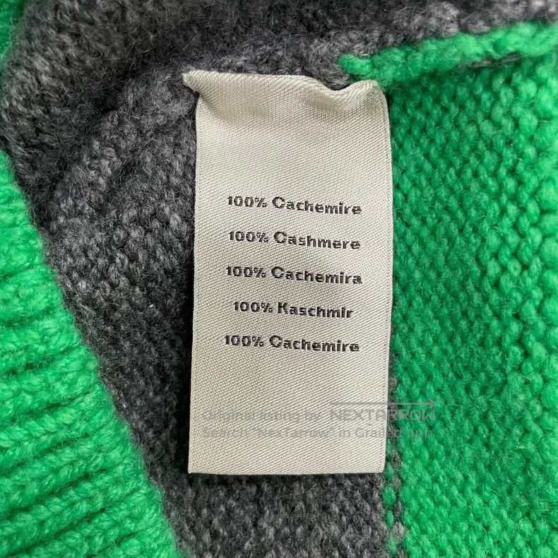 Hermes Hermes Contrast Geometric Pattern Knit Cardigan Size S / US 4 / IT 40 - 6 Thumbnail