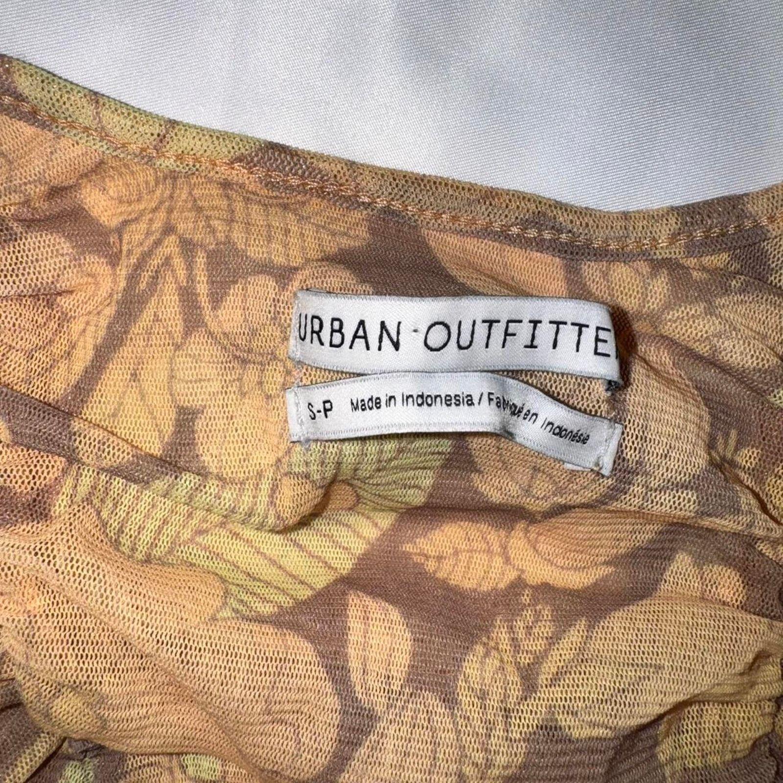Urban Outfitters Urban outfitters orange floral corset Size ONE SIZE - 3 Thumbnail