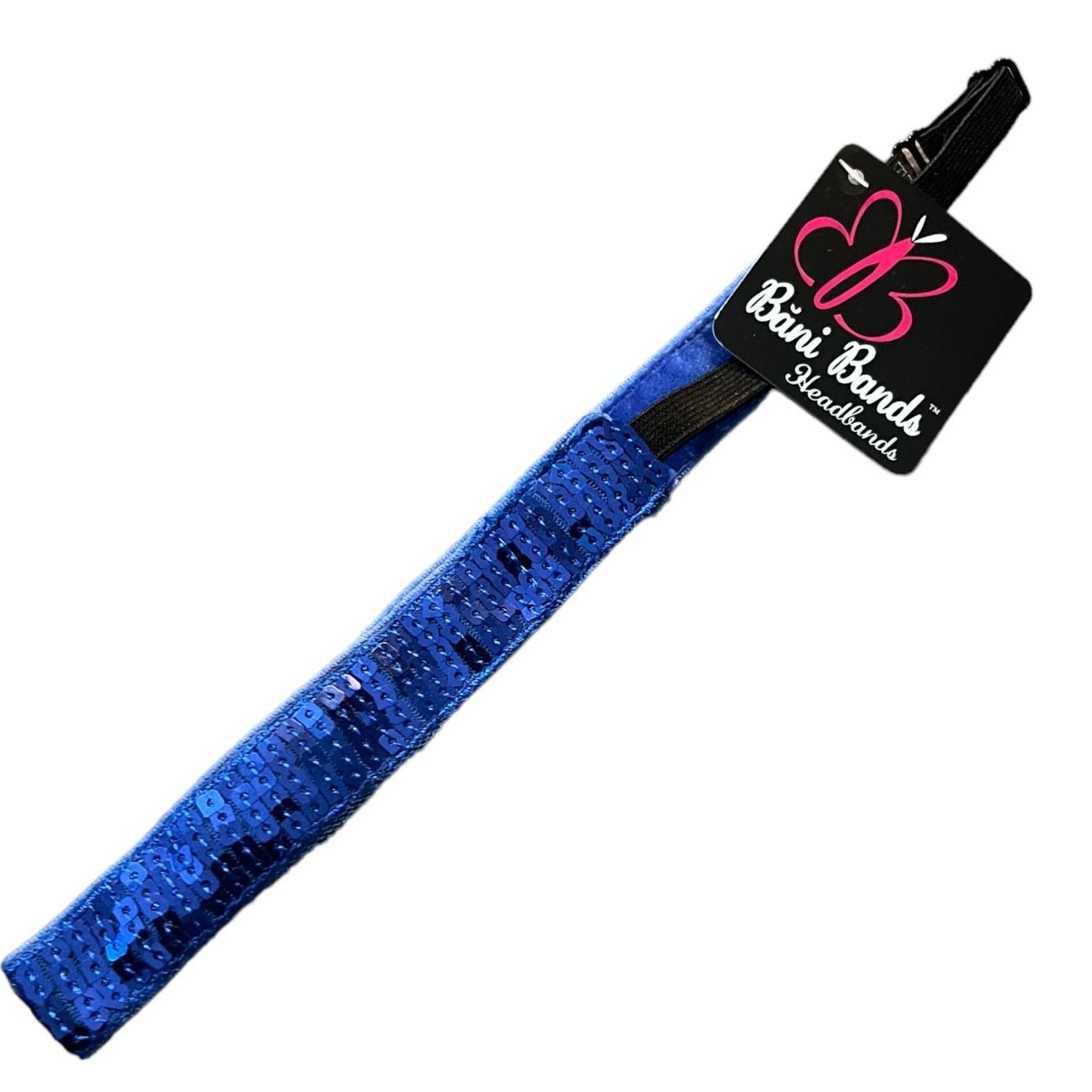 Other Bani Bands Blue Elastic Adjustable Headband Size ONE SIZE - 2 Thumbnail