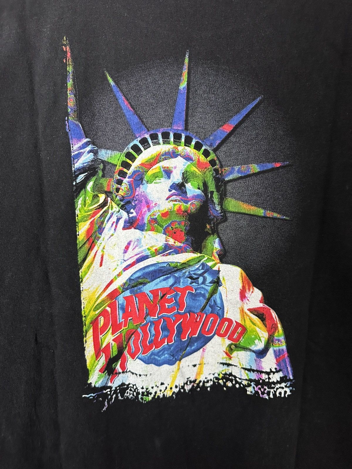 Planet Hollywood Planet Hollywood New York Statue Of Liberty Vintage 90s Tee Size US L / EU 52-54 / 3 - 5 Thumbnail