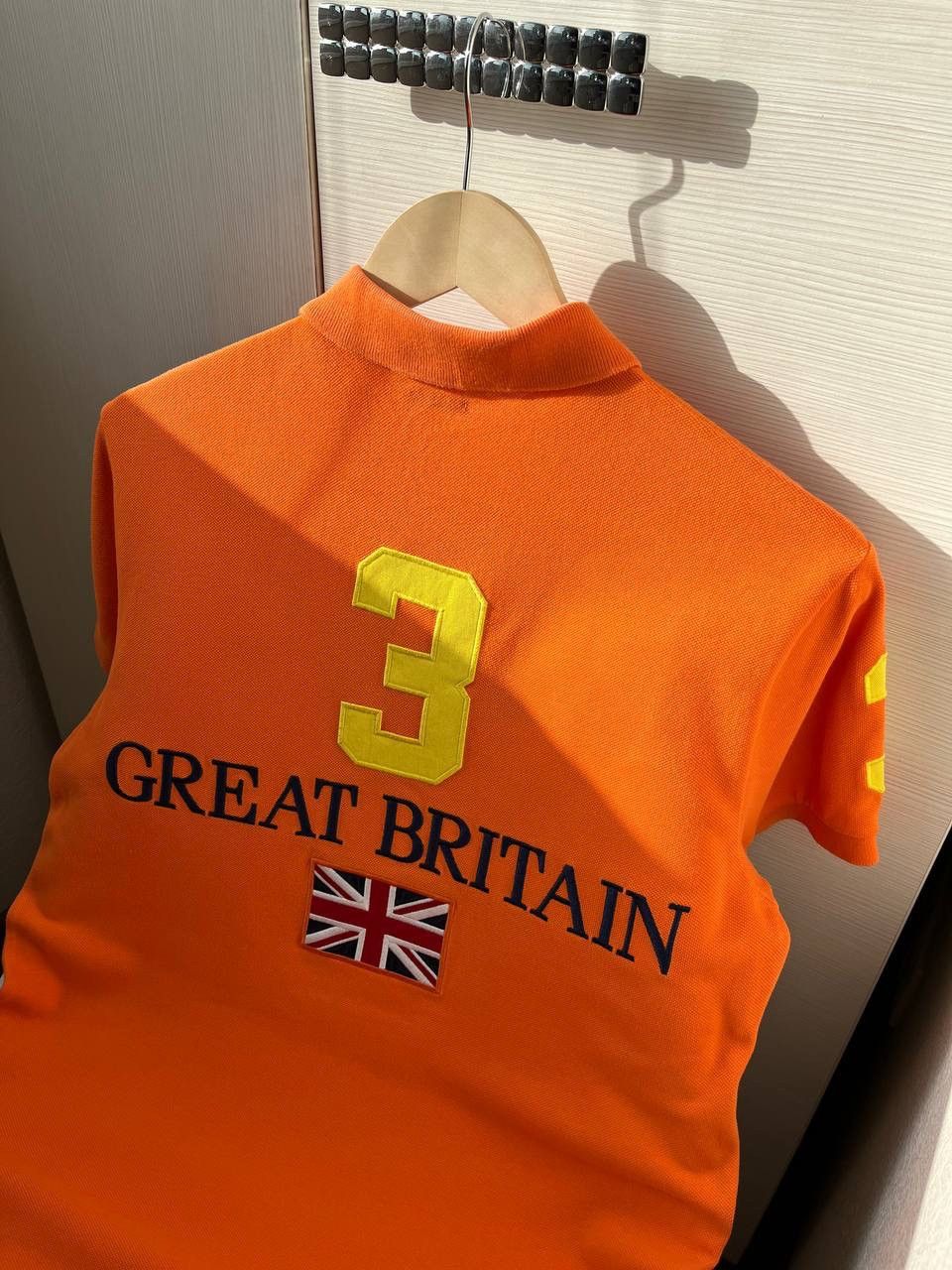 Polo Ralph Lauren × Vintage Vintage Polo Ralph Lauren Great Britain Big Logo Shirt Size US S / EU 44-46 / 1 - 10 Thumbnail