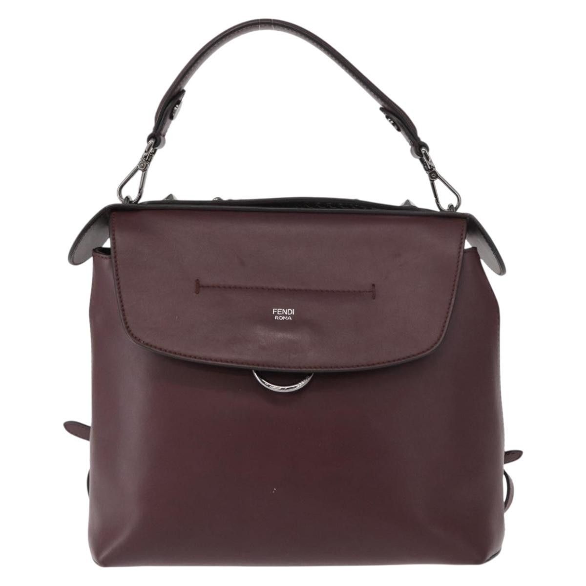 Fendi Fendi Back to School Backpack Leather Size ONE SIZE - 1 Thumbnail