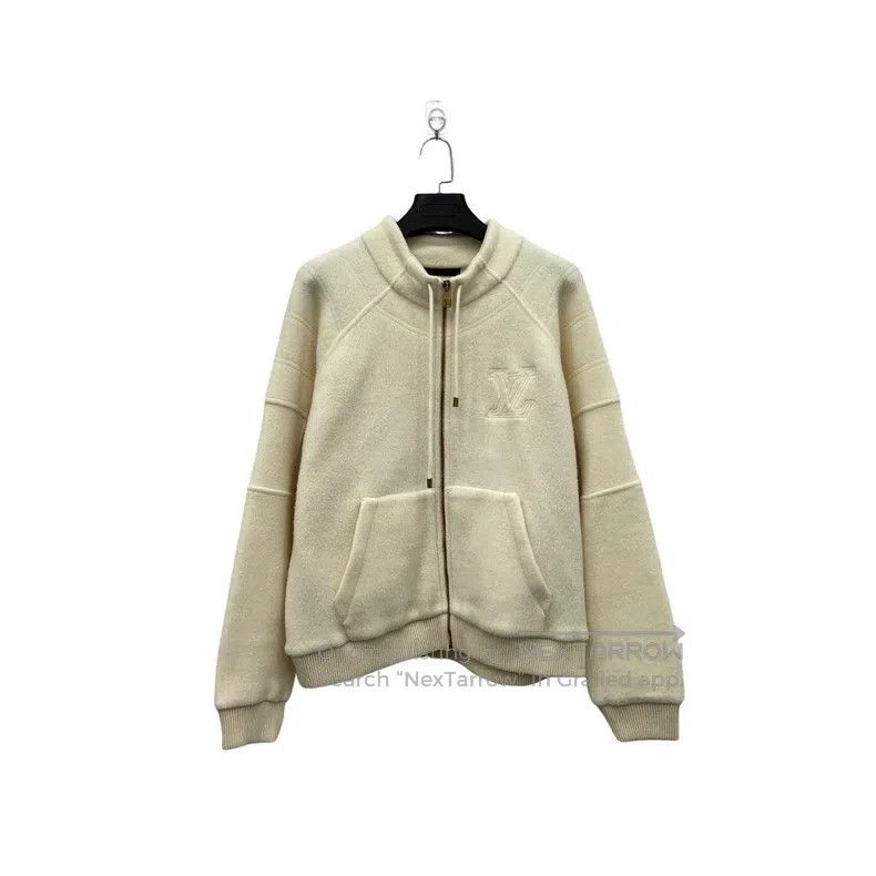 Louis Vuitton Louis Vuitton Solid logo fleece jacket Size US XL / EU 56 / 4 - 1 Thumbnail