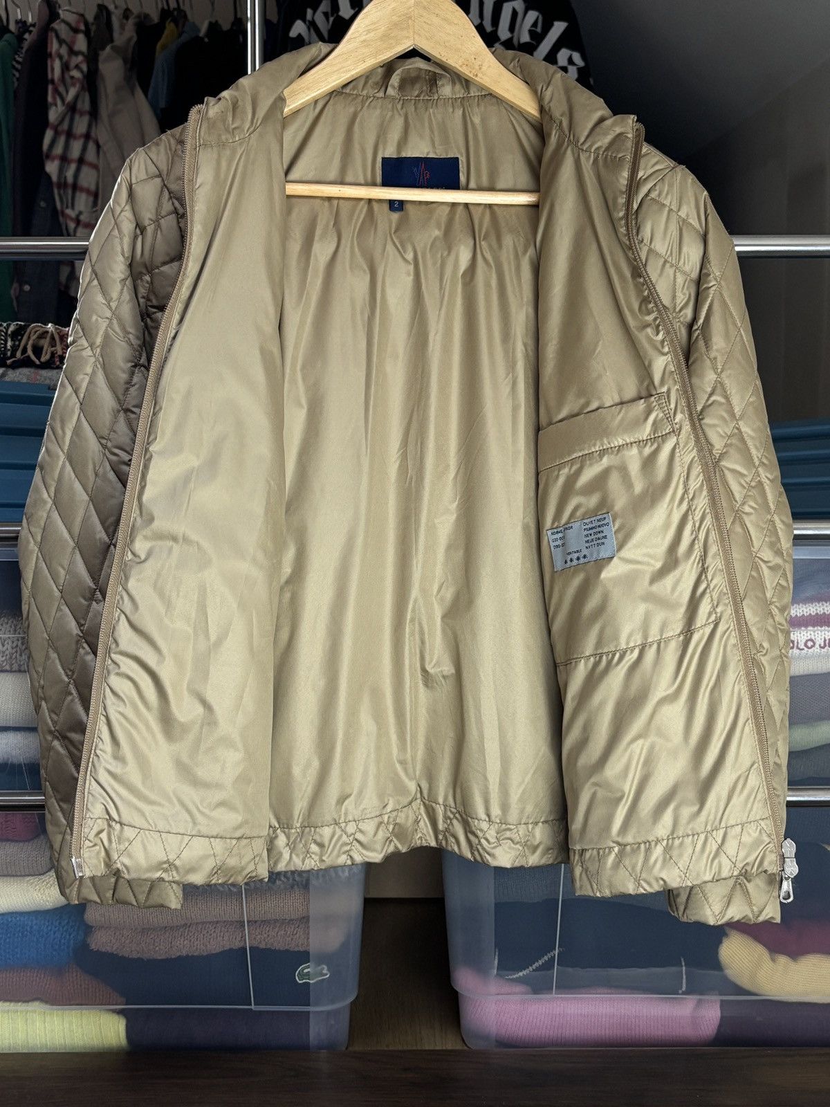 Moncler Vintage Moncler Quilted Down Jacket Size M / US 6-8 / IT 42-44 - 4 Thumbnail