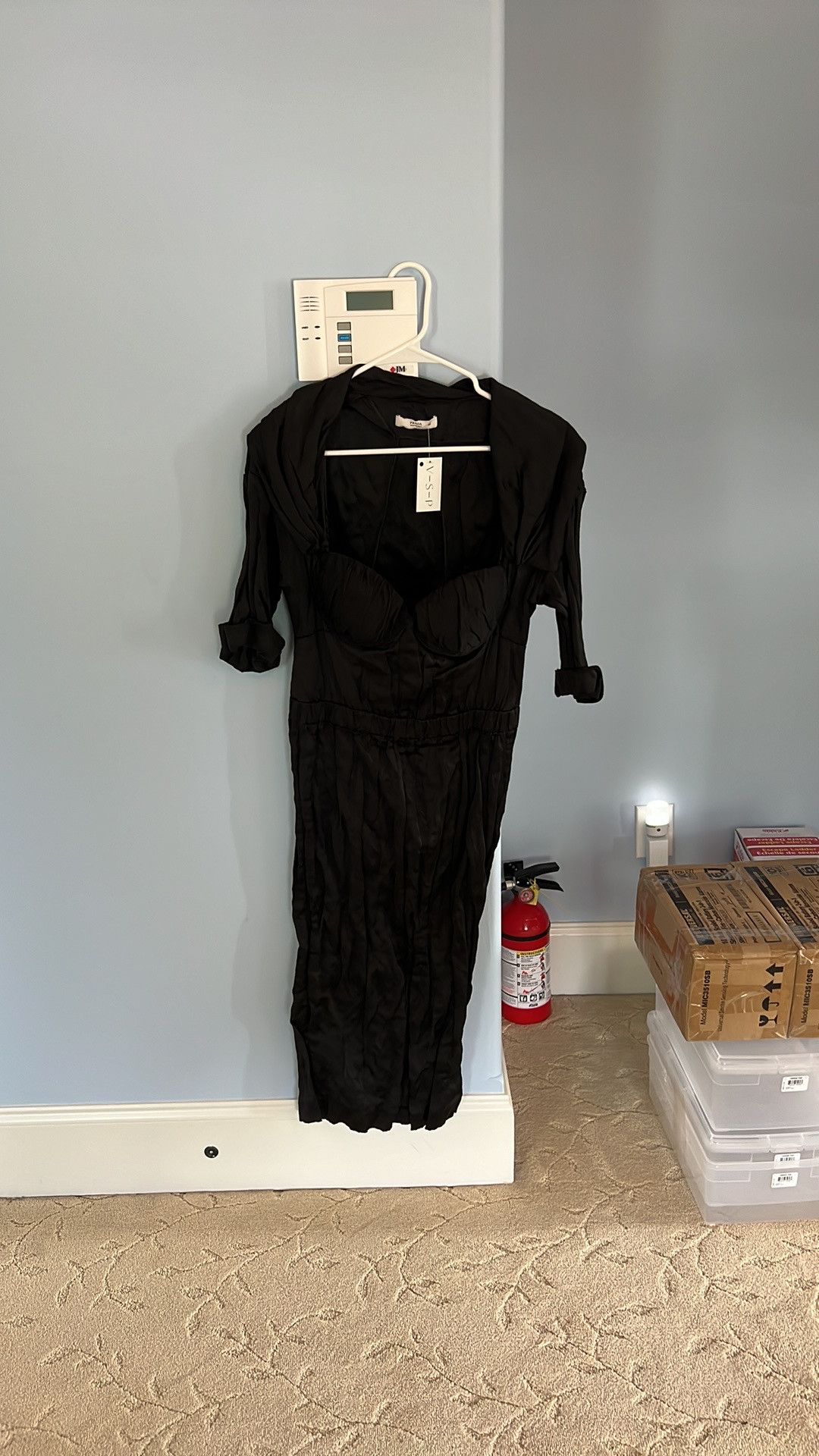 Prada SCHITT'S CREEK Prada SS09 Italian 42 Black Bustier Dress Size M / US 6-8 / IT 42-44 - 1 Thumbnail