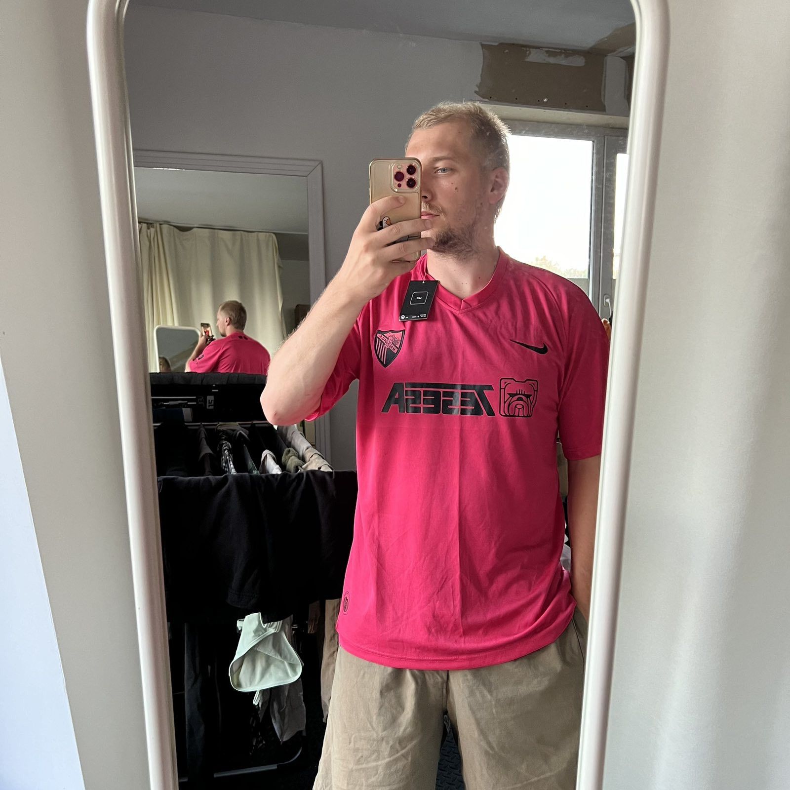 Nike Malaga 2019 Football Shirt Nike Pink Soccer Jersey Size XL Size US XL / EU 56 / 4 - 3 Thumbnail