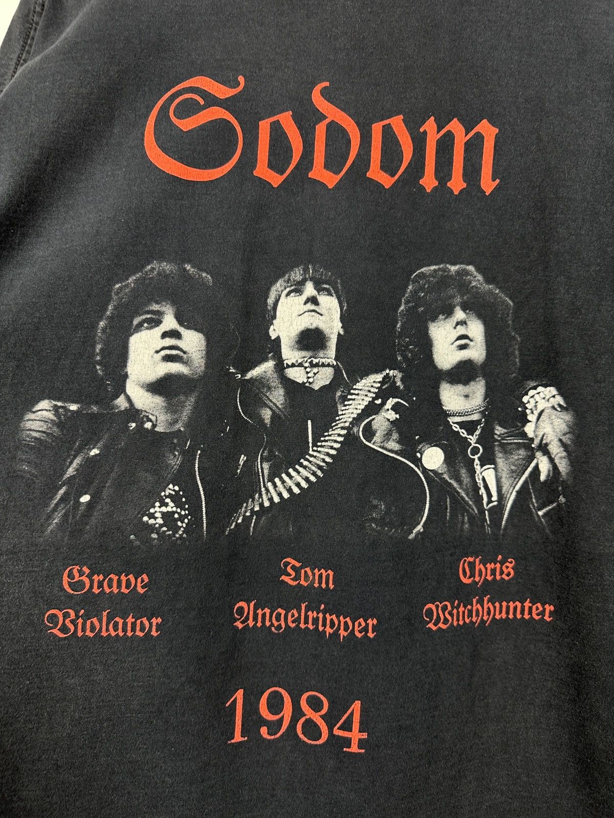 Band Tees 2006 Vintage Sodom In the Sing of Evil Band T-Shirt Size US XL / EU 56 / 4 - 16 Thumbnail