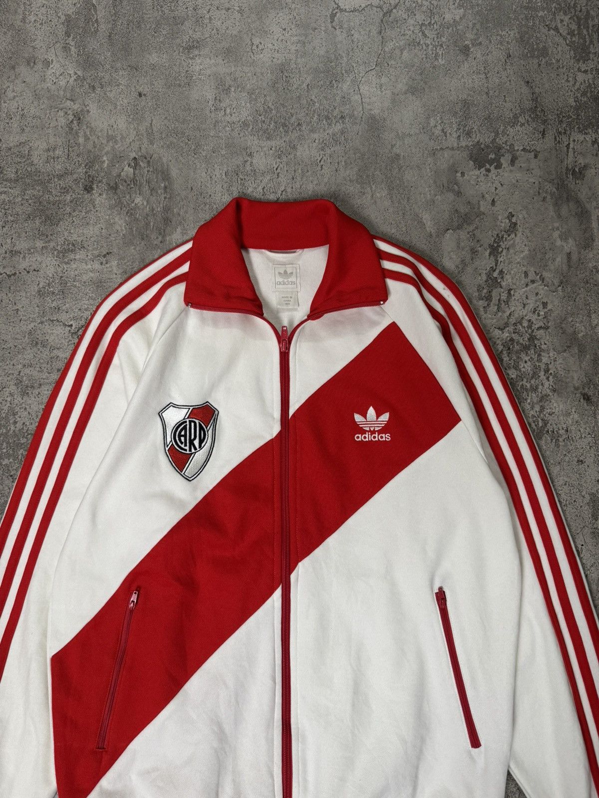 Adidas VINTAGE ADIDAS RIVER PLATE TRACK TOP Size US M / EU 48-50 / 2 - 2 Thumbnail