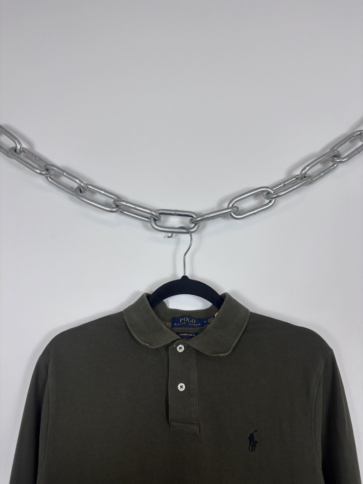 Polo Ralph Lauren Polo Ralph Lauren Men’s Olive Green Long Sleeve Polo Shirt Size US M / EU 48-50 / 2 - 3 Thumbnail