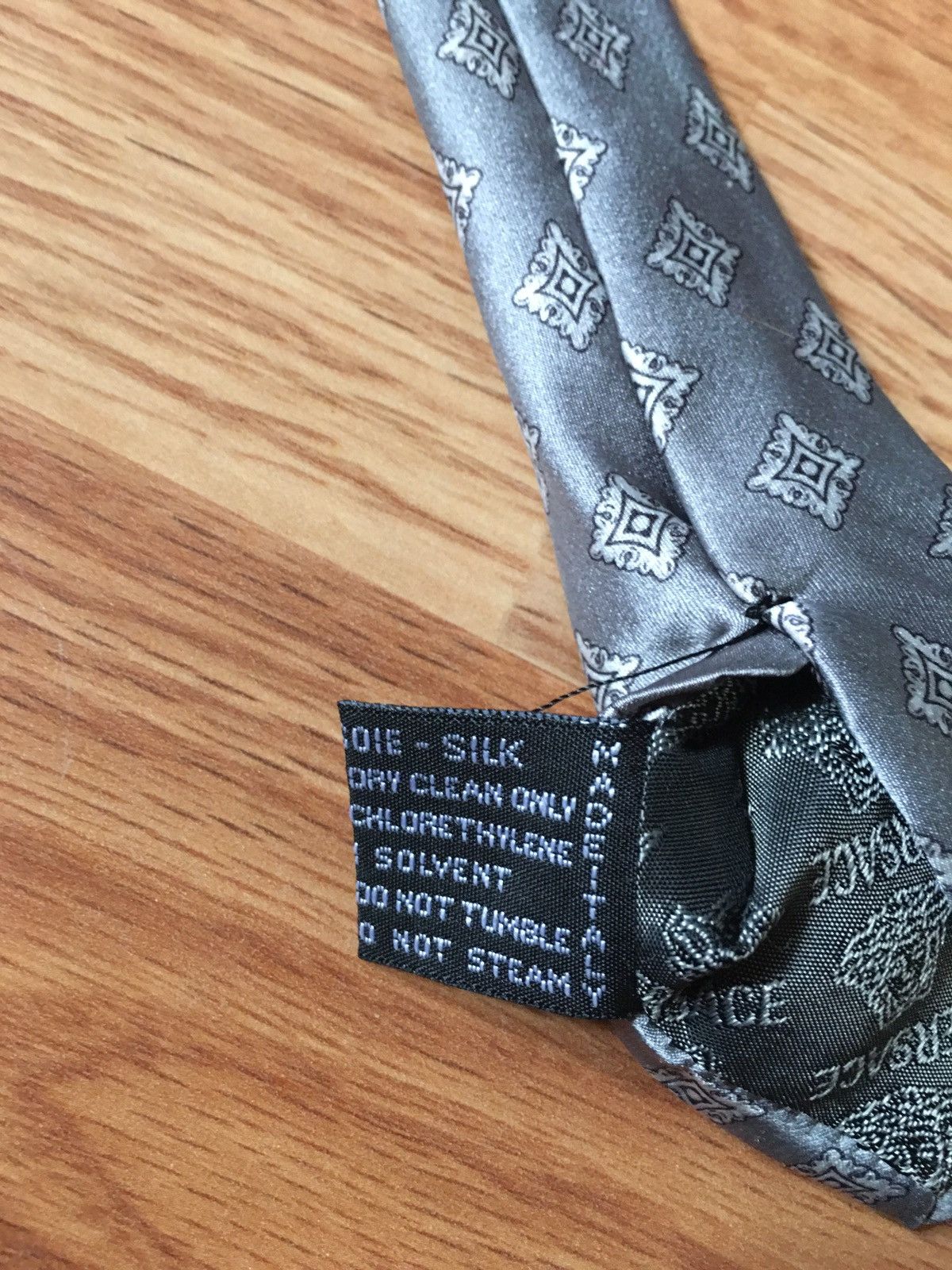 Versace GIANNI VERSACE Vintage Baroque Medusa Silk Mens Tie Size ONE SIZE - 8 Thumbnail