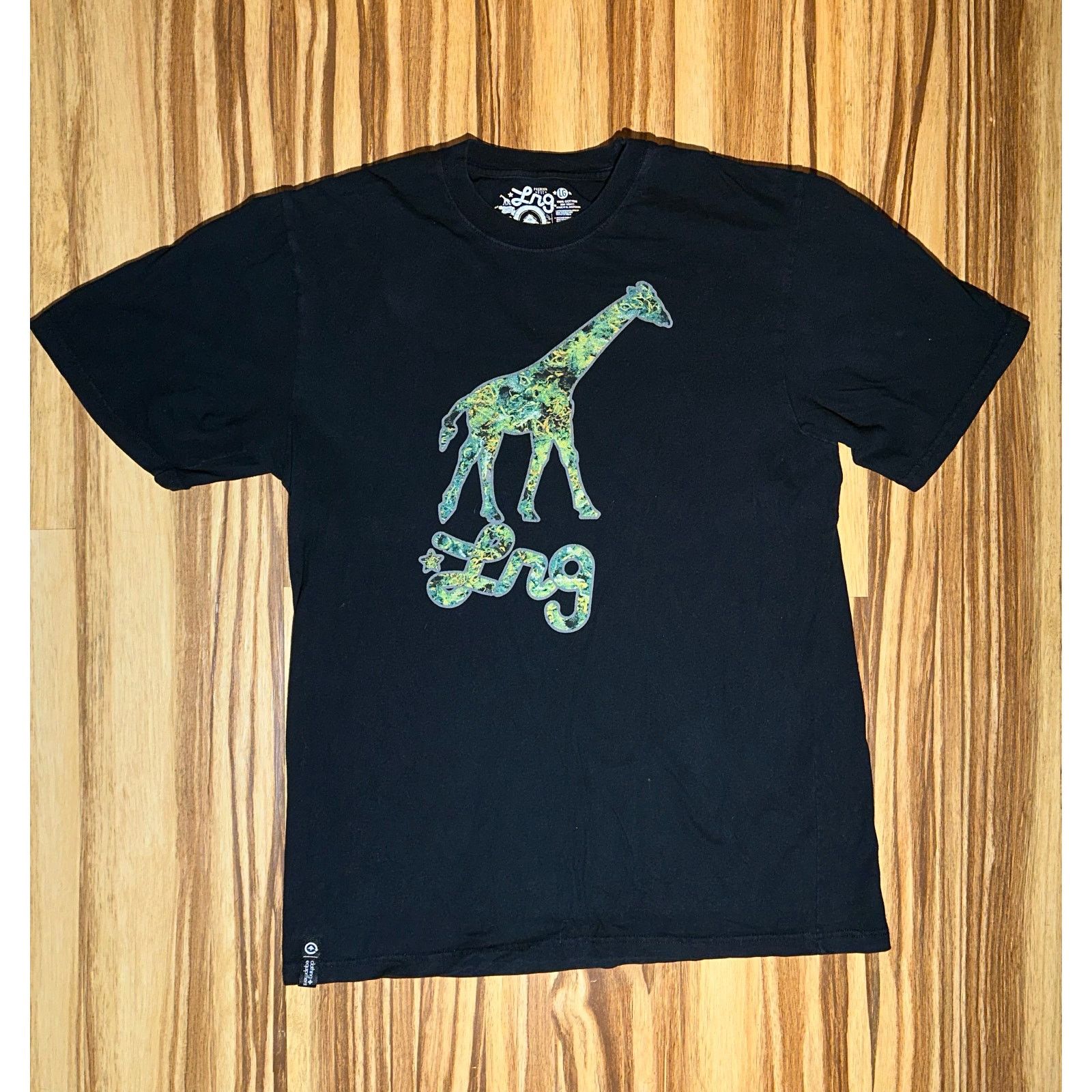 LRG LRG Giraffe Marihuana Print Size Large Black Tshirt Size US L / EU 52-54 / 3 - 1 Thumbnail