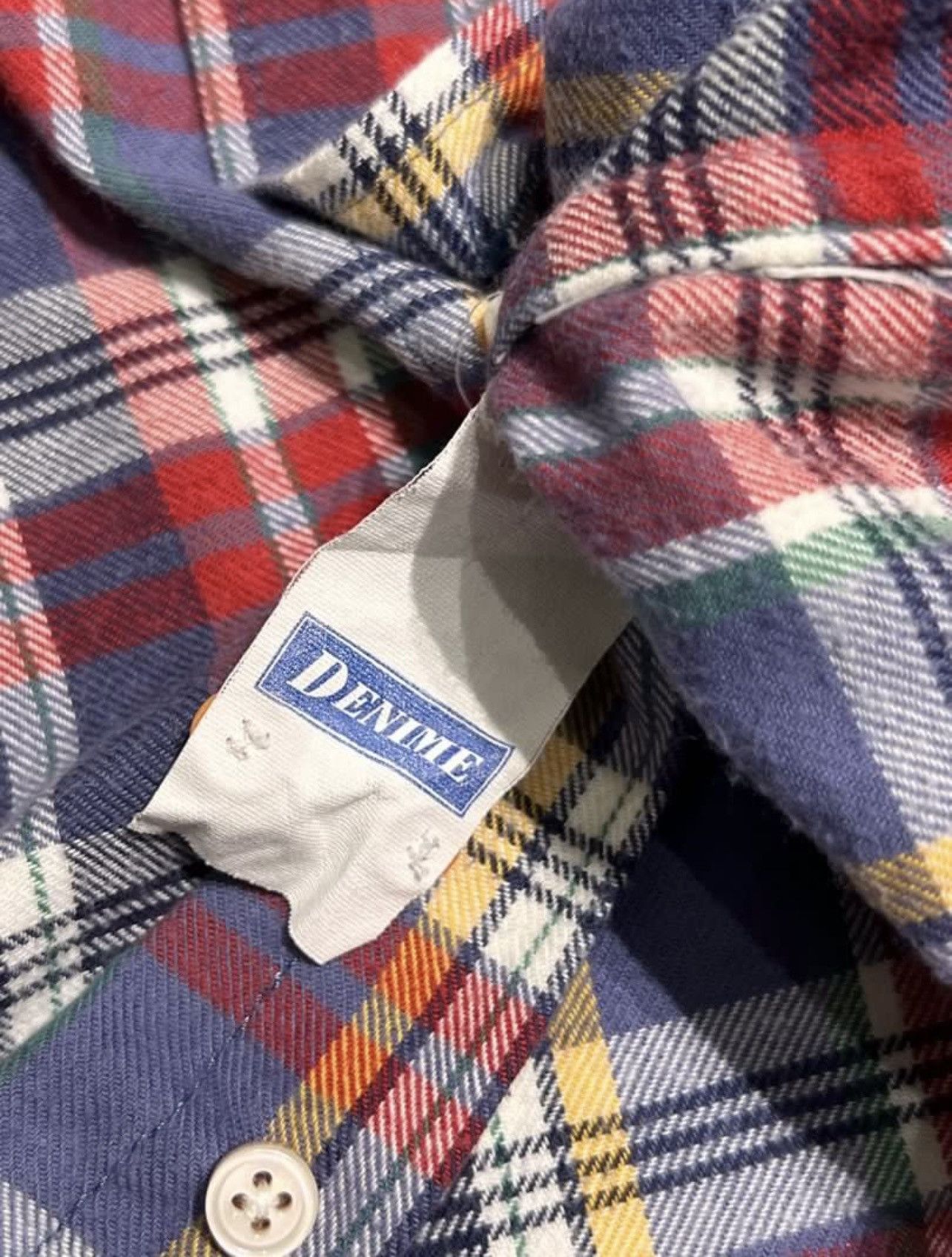 Denime DENIME Button Up Shirt Japan Denime Japan Denimhead Size US M / EU 48-50 / 2 - 9 Thumbnail