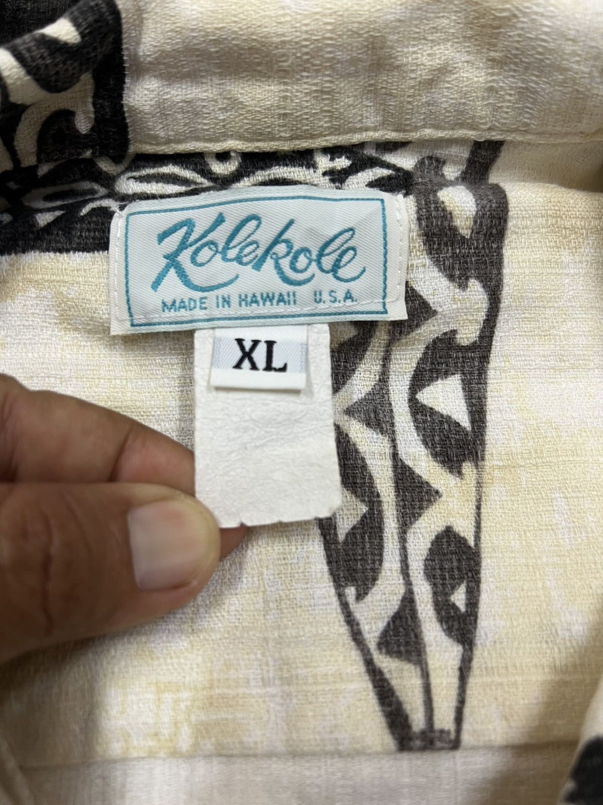 Vintage 70s KoleKole Hawaiian Faded Very Rare Shirt Size US XL / EU 56 / 4 - 13 Thumbnail
