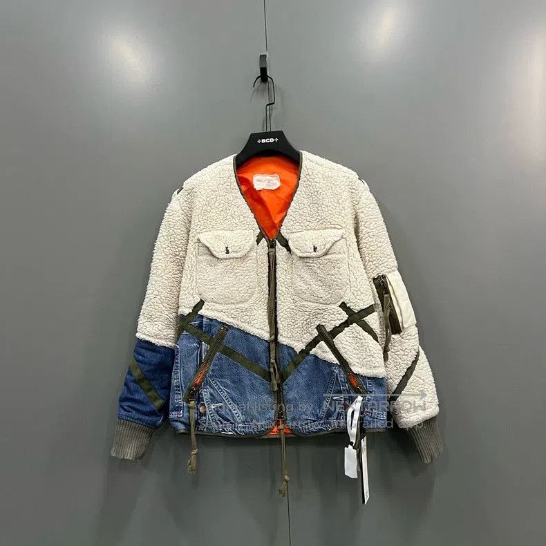 Greg Lauren Greg Lauren Lamb fur patchwork jacket Size US M / EU 48-50 / 2 - 1 Thumbnail