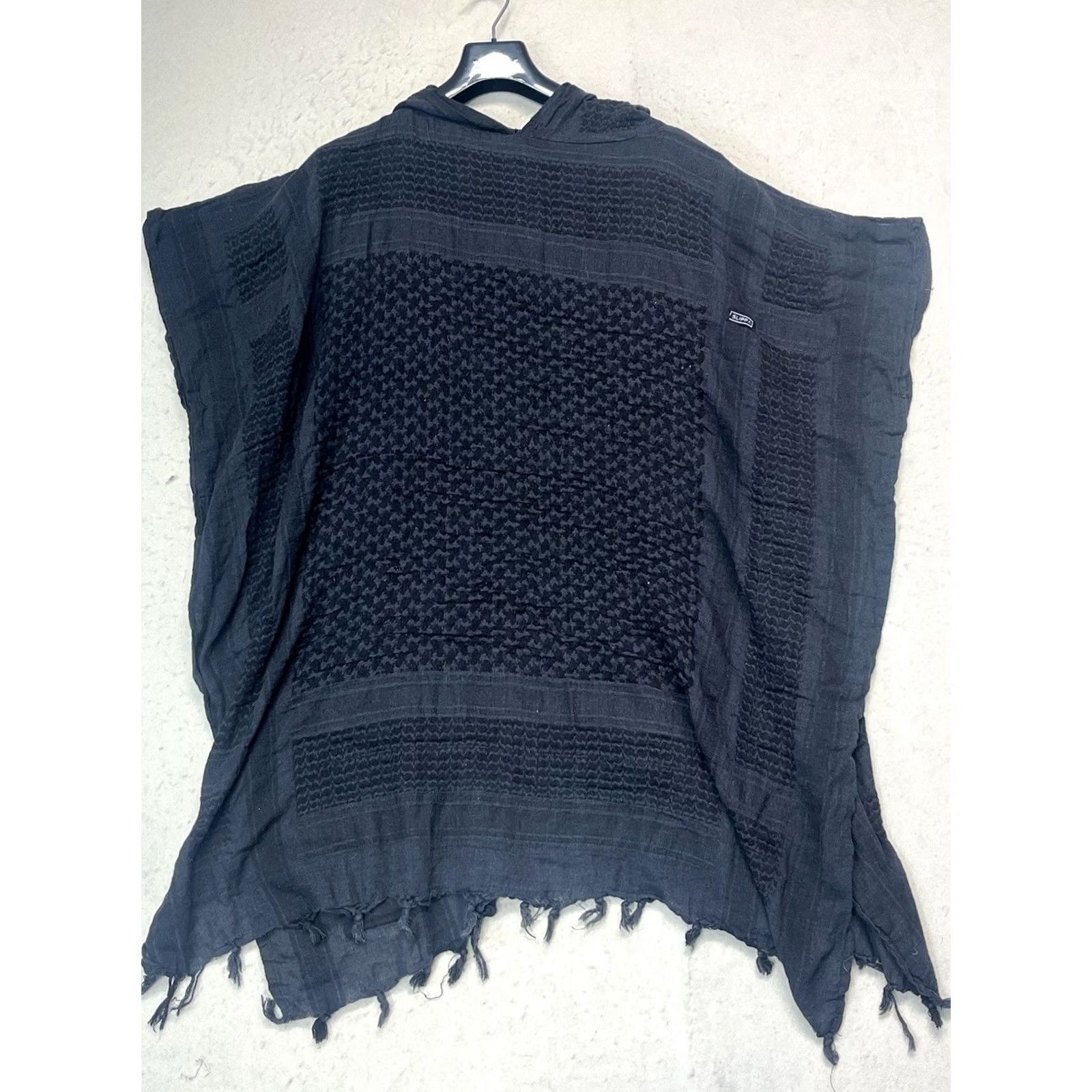 Vintage slippa Womens Hoodie beach pool cover up Black Size ONE SIZE - 2 Thumbnail