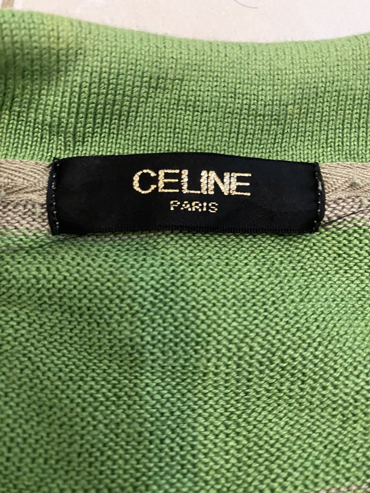 Celine Vintage Celine Embroidered Long Sleeve Shirt Size US M / EU 48-50 / 2 - 6 Thumbnail