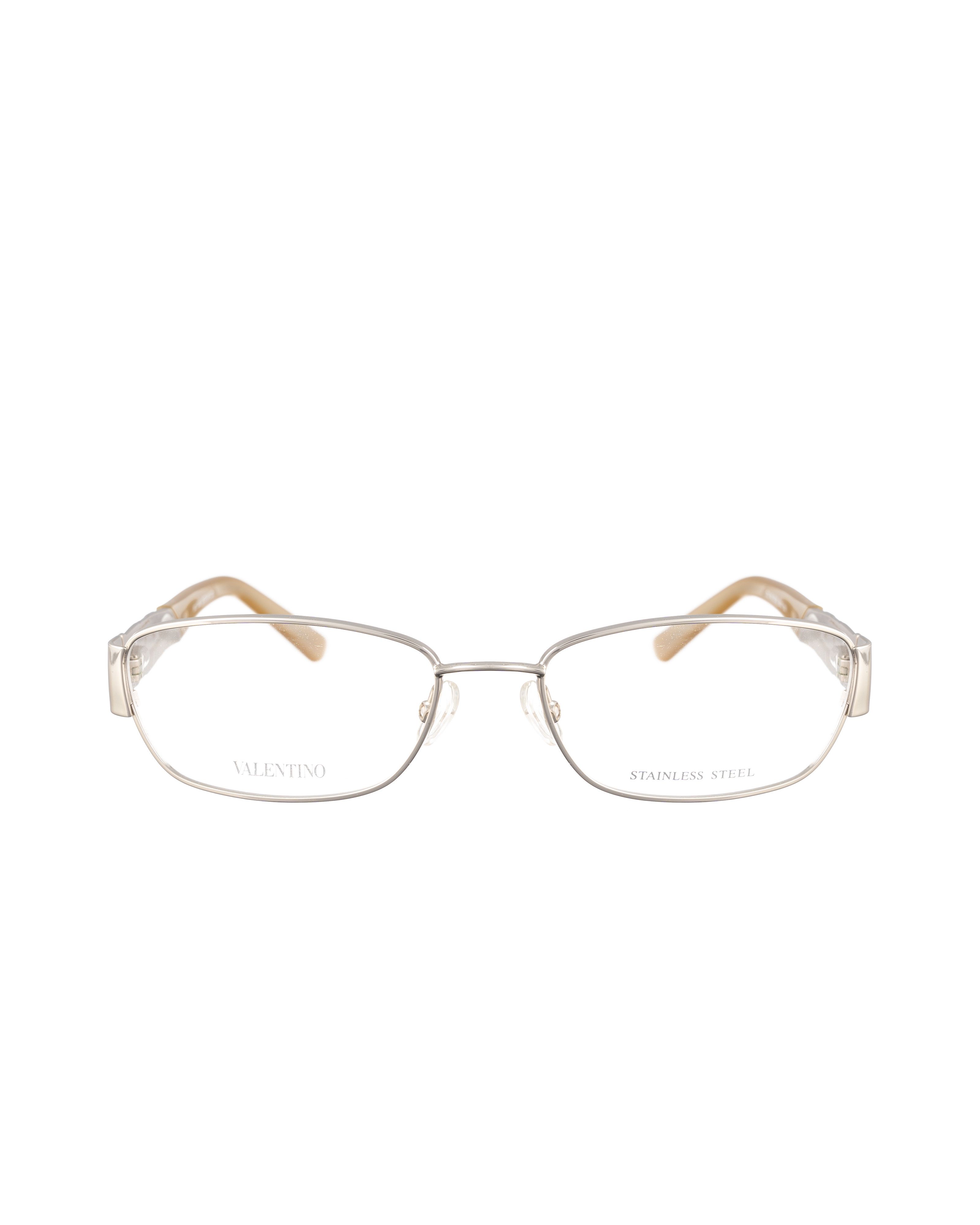 Valentino Valentino 00s Beige Pearl Glasses with Rose Details Size ONE SIZE - 2 Thumbnail