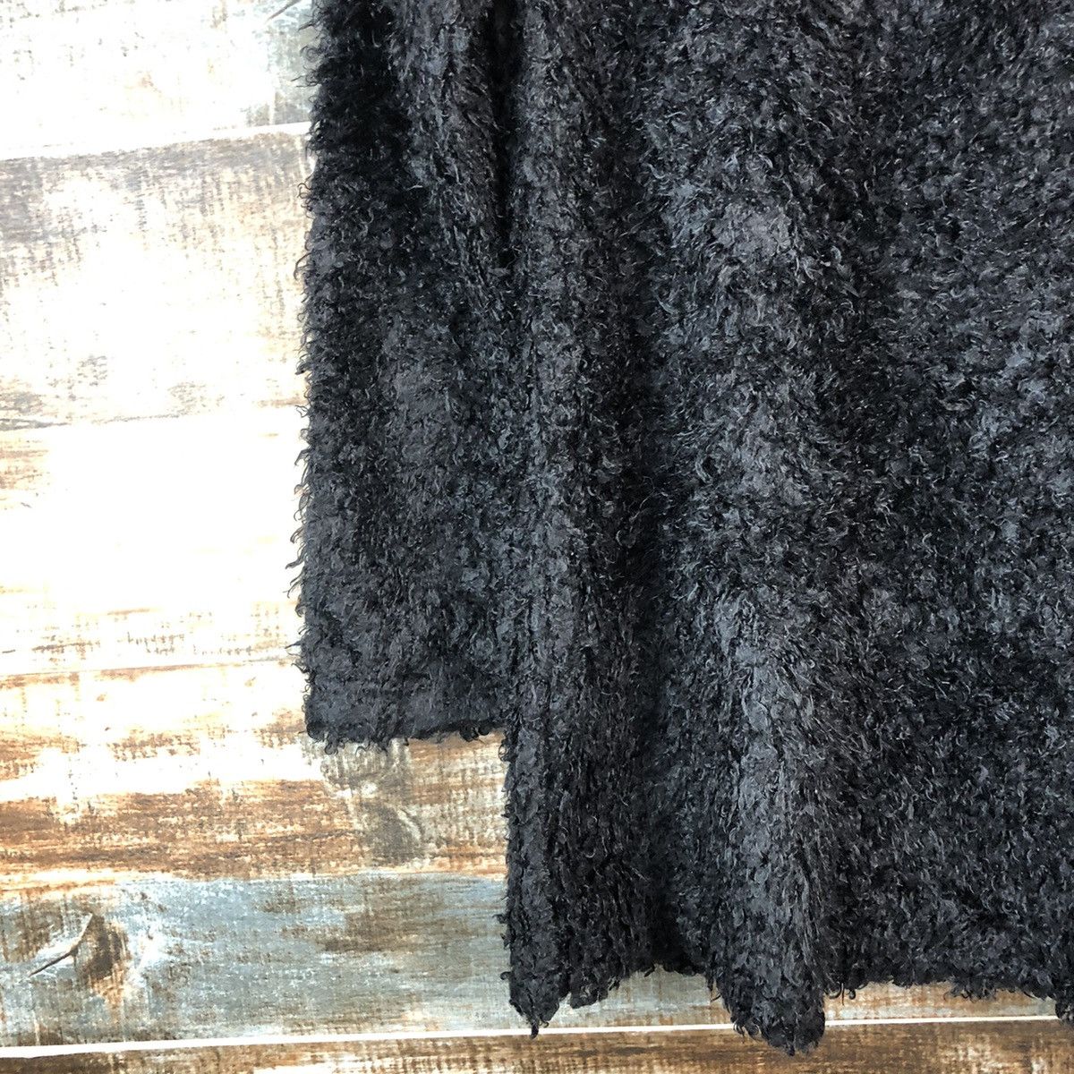 Homespun Knitwear × Japanese Brand DLL A Little Emotion Black Mohair Knitwear #C059 Size S / US 4 / IT 40 - 7 Thumbnail