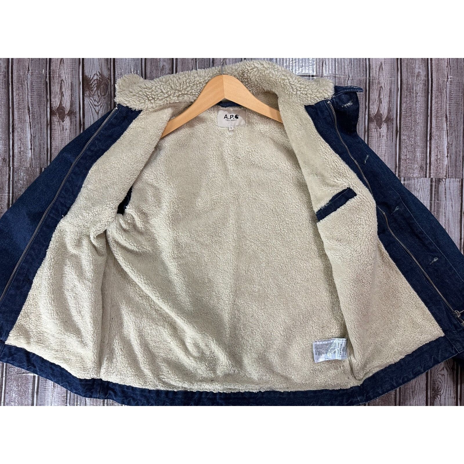 A.P.C. A.P.C.x Carhartt sherpa demin Bristol Jacket size S Size US S / EU 44-46 / 1 - 2 Thumbnail