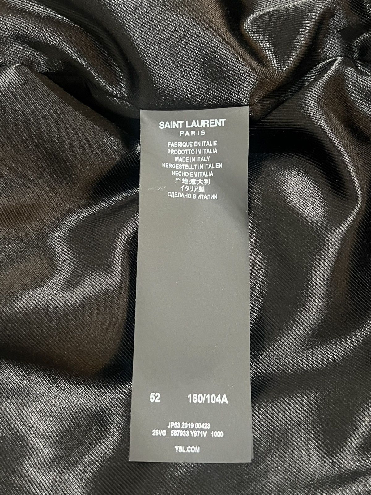 Saint Laurent Paris 19fw Saint Lauren Bomber Size US L / EU 52-54 / 3 - 7 Thumbnail
