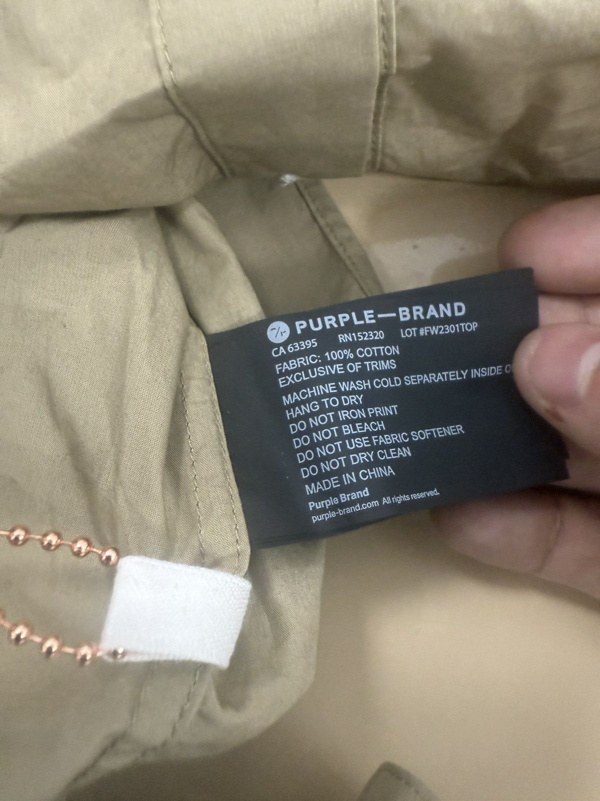 Other Purple Brand Poplin Cropped Shirt Size S / US 4 / IT 40 - 3 Thumbnail
