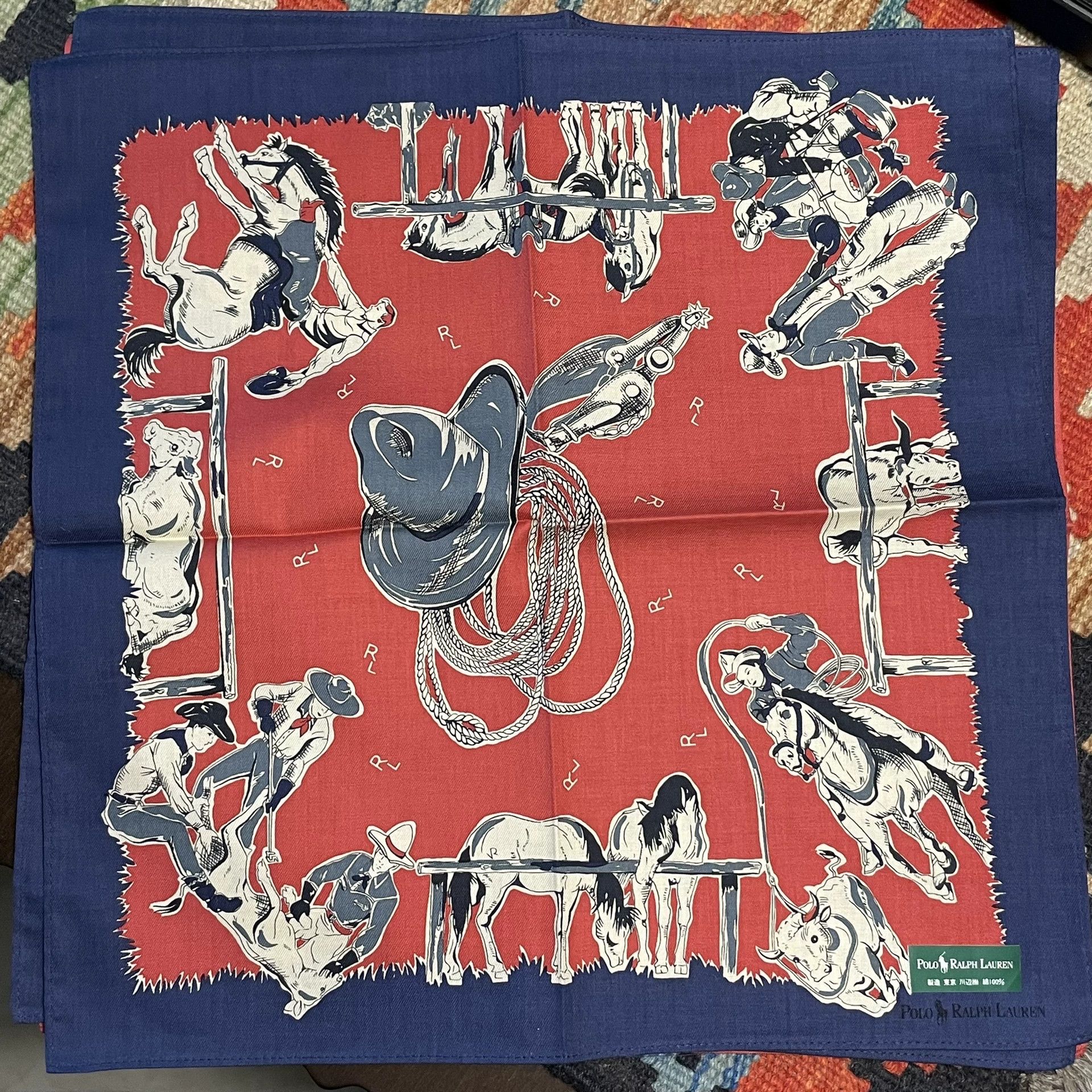 RRL Ralph Lauren Ralph Lauren Polo Square Scarf Size ONE SIZE - 1 Thumbnail
