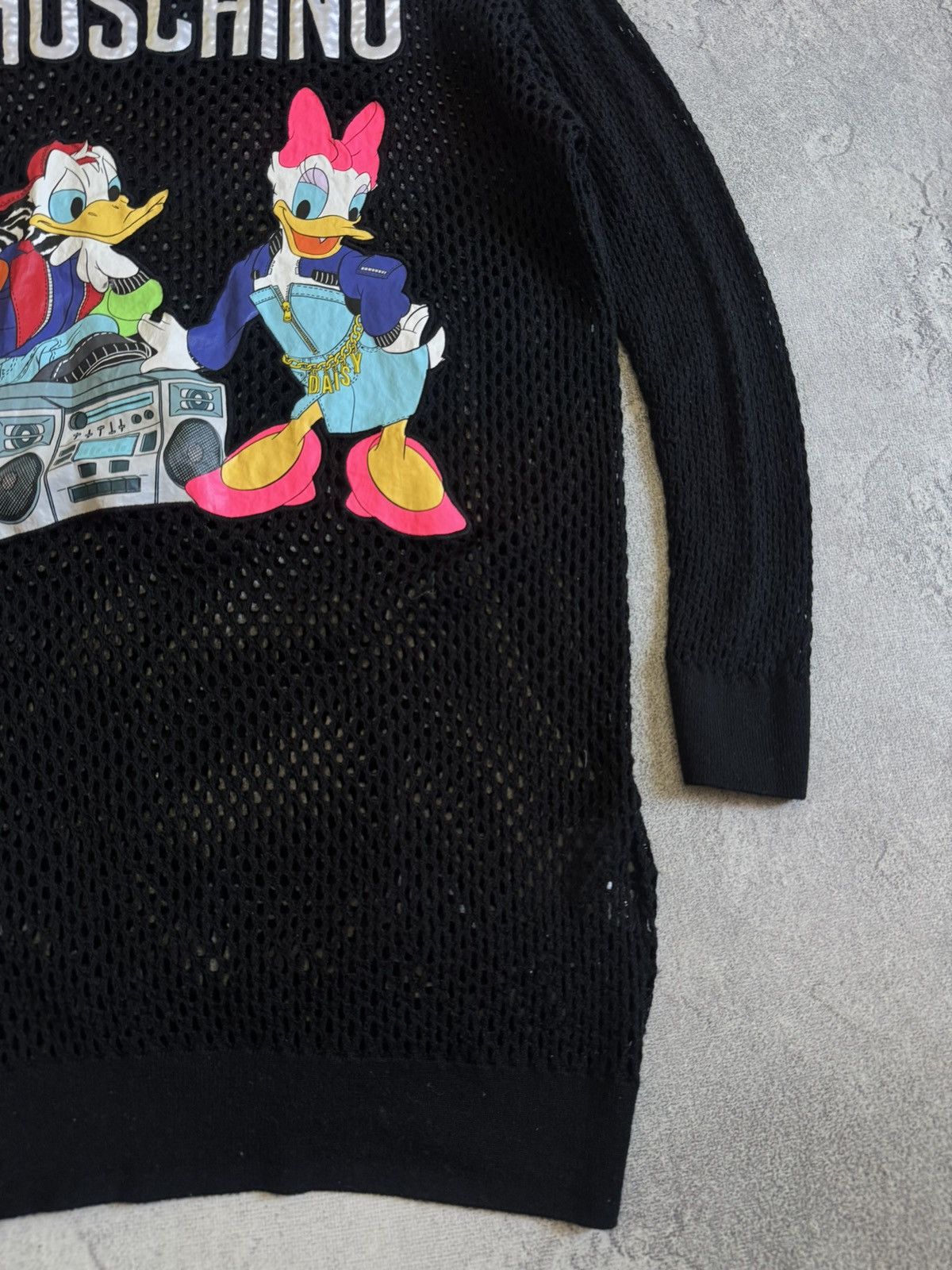 Moschino Moschino H&M Disney mesh long dress 👗 long sleeve retro Size M / US 6-8 / IT 42-44 - 7 Thumbnail