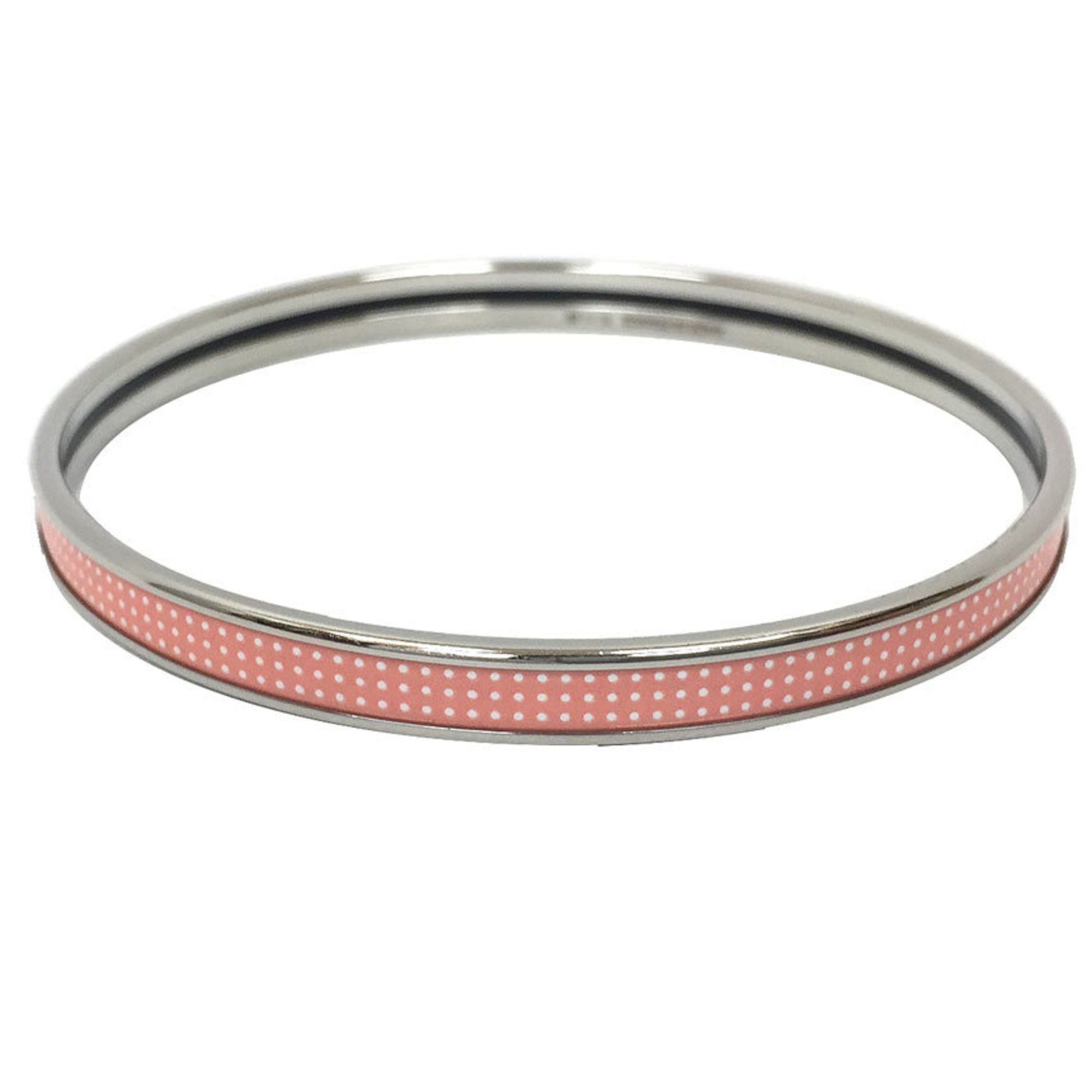 Hermes Hermes Bangle Bracelet Uni H Pink x Silver 10014224 Size ONE SIZE - 1 Thumbnail