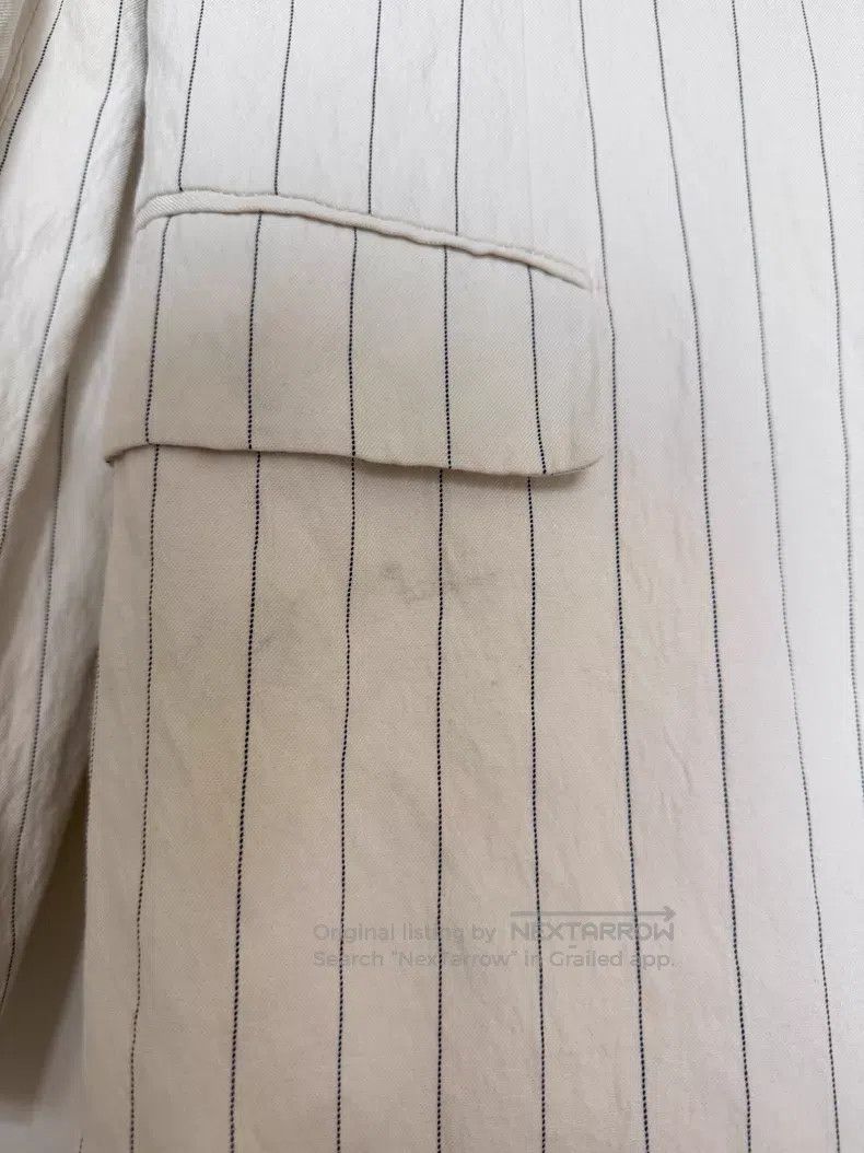 Ann Demeulemeester Ann Demeulemeester Beige striped suit Size 54R - 6 Thumbnail