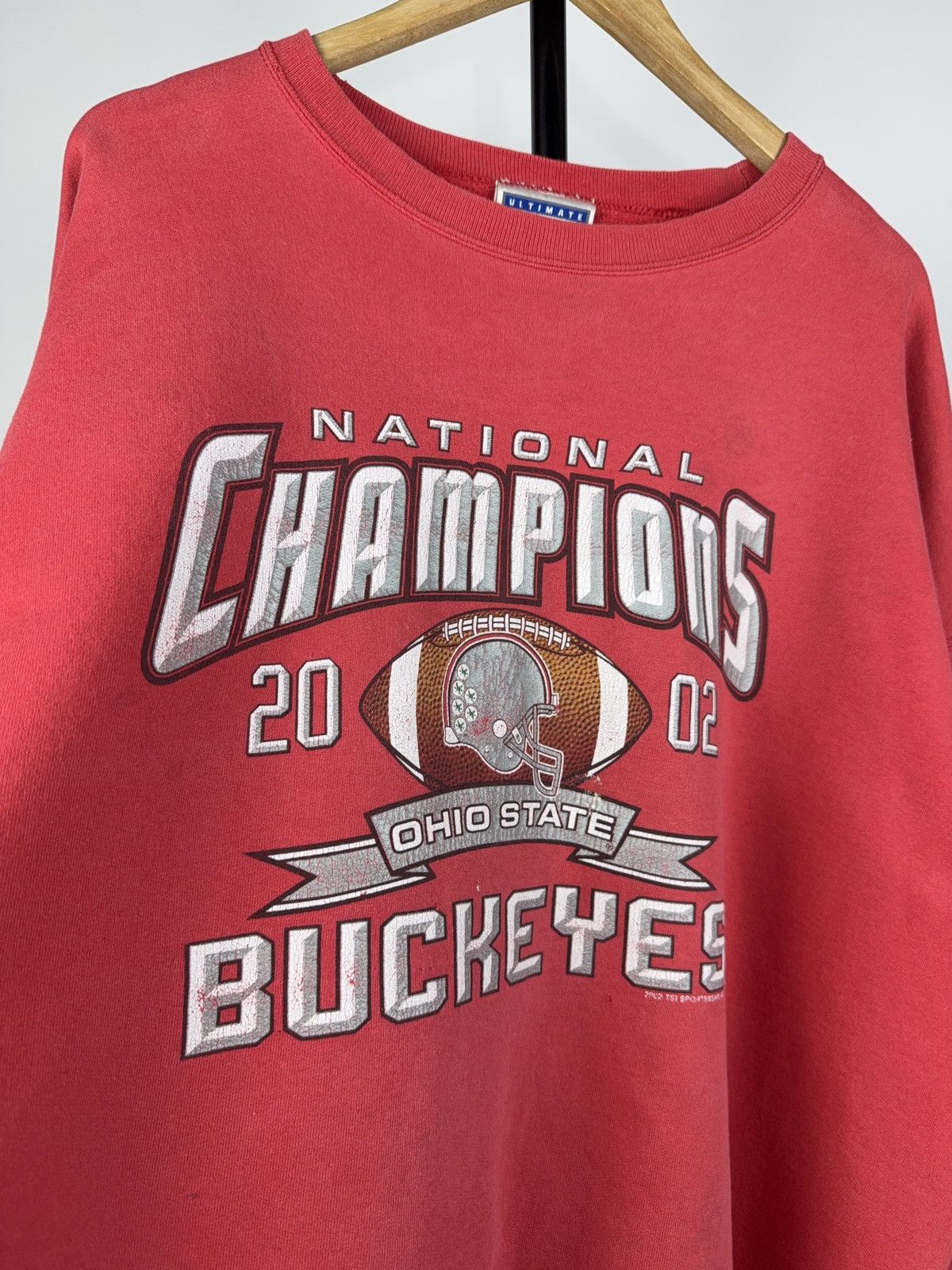 NFL × Vintage Vintage NFL 2002 Champions Ohio State Buckeyes Sweatshirt Size US XL / EU 56 / 4 - 2 Thumbnail