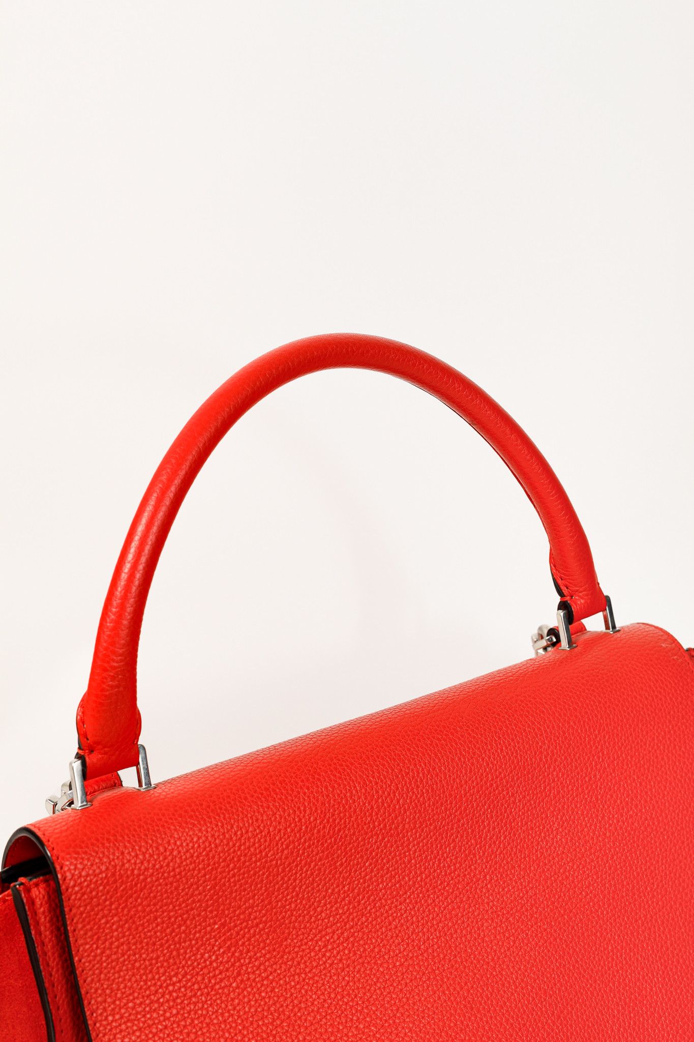 Celine Celine Trapeze Medium in Orange Leather and Suede Size ONE SIZE - 8 Thumbnail