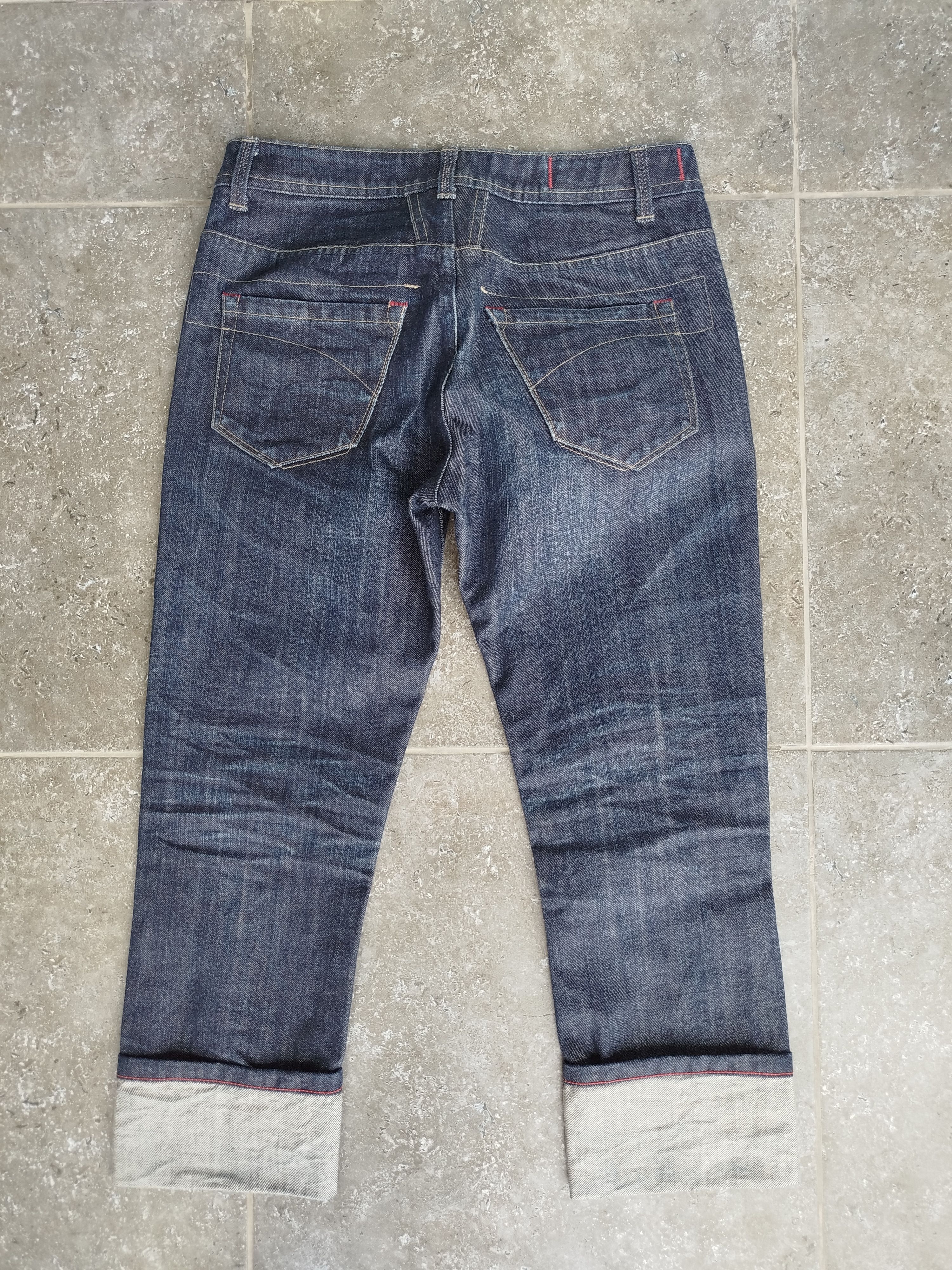 Marithe + Francois Girbaud Jeans Capri Boyfriend Demin Vintage Y2K Size 27/S Size 27" / US 4 / IT 40 - 7 Thumbnail