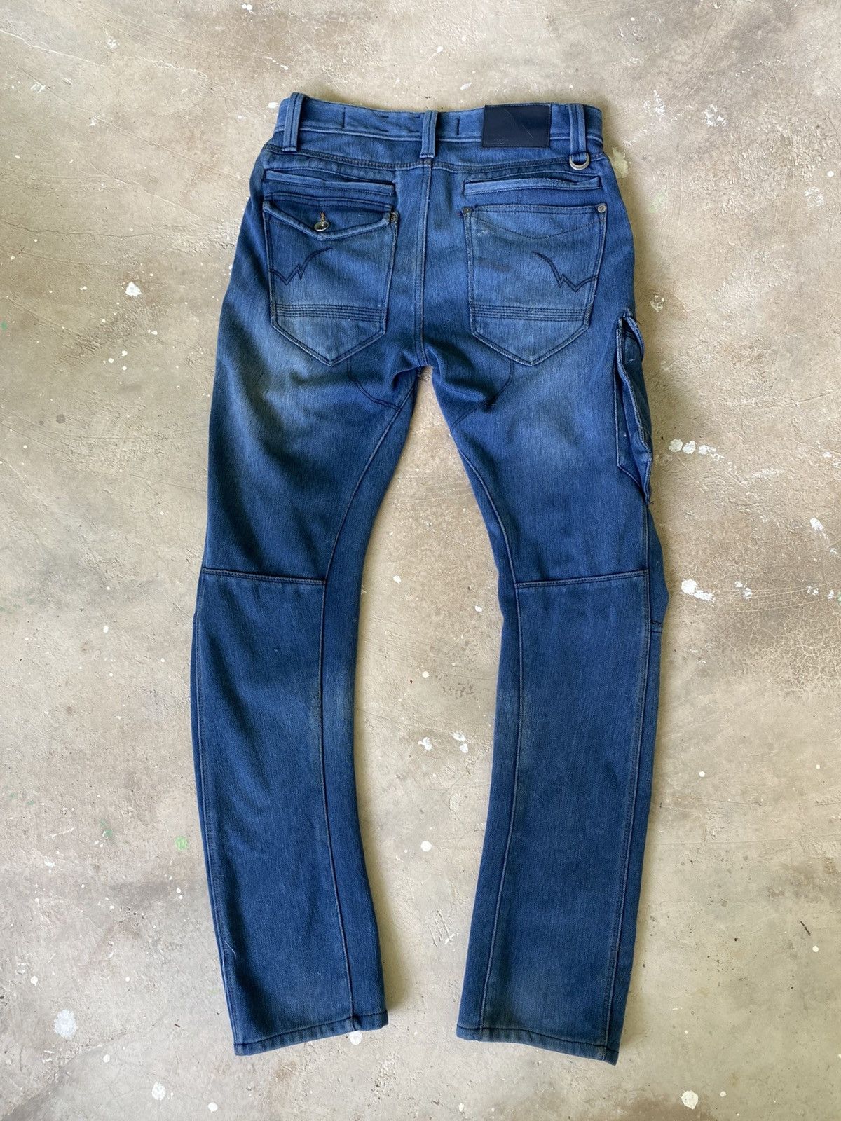 Japanese Brand FieldCore Multi Pocket 3D Workwear Denim Pants Size US 32 / EU 48 - 9 Thumbnail