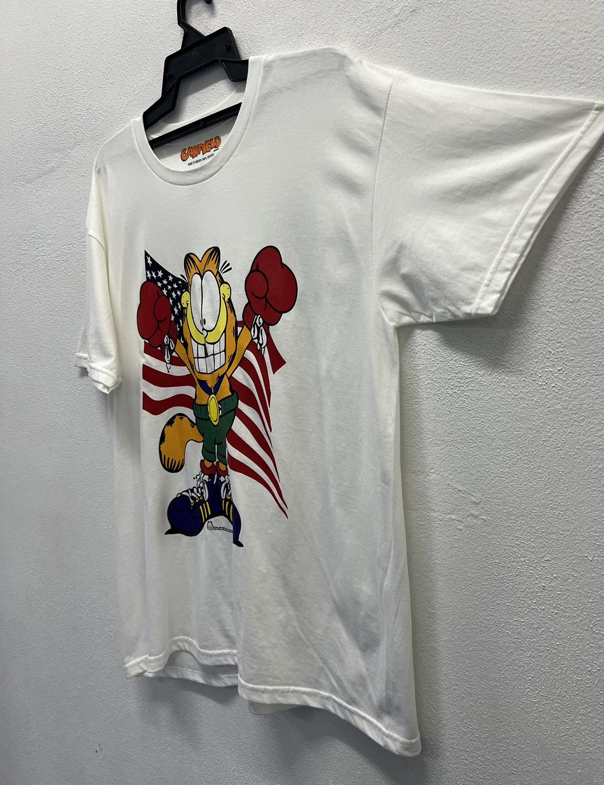 Vintage VINTAGE GARFIELD NEVER HIT SOFT SHIRT Size US XXL / EU 58 / 5 - 5 Thumbnail
