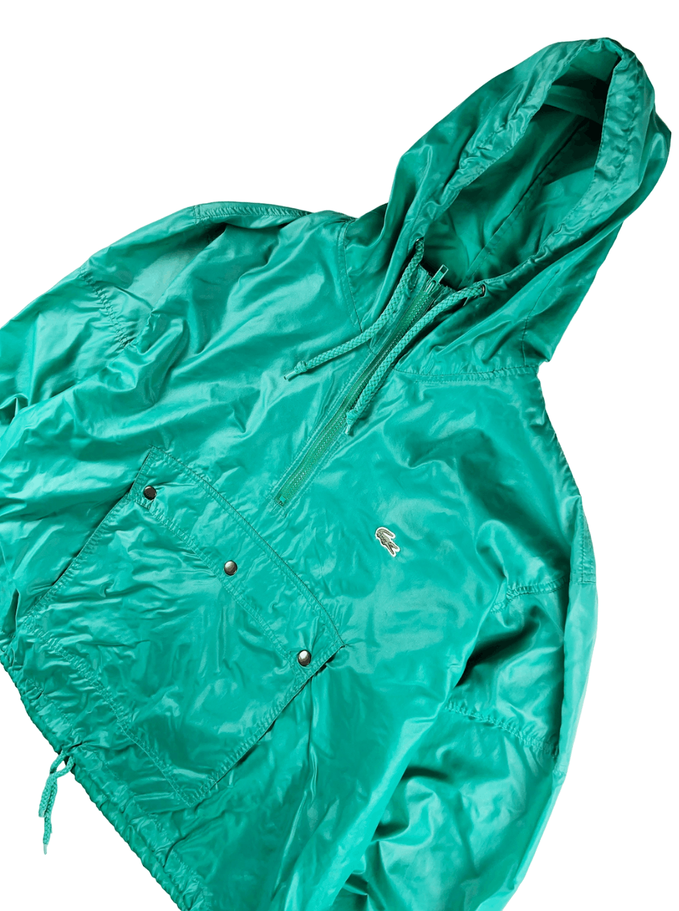 Lacoste × Vintage Vintage Izod Lacoste Nylon Anorak Jacket Size US L / EU 52-54 / 3 - 2 Thumbnail