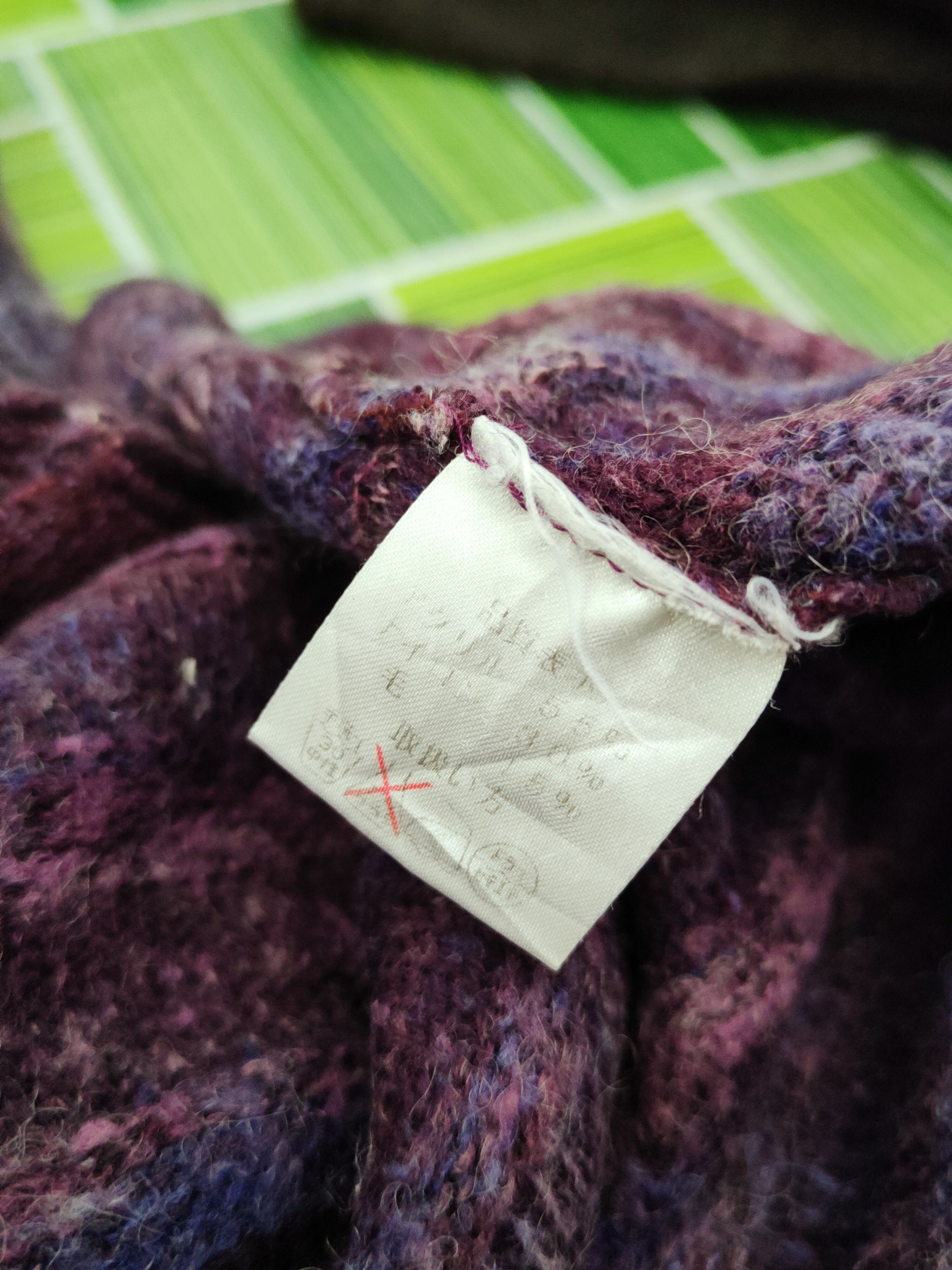 Japanese Brand Japanese Brand Dark Purple Knitwear Cardigan #W993 Size M / US 6-8 / IT 42-44 - 10 Thumbnail