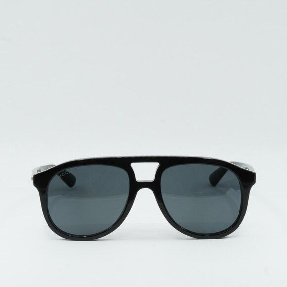 Gucci Gucci GG1320S 004 Sunglasses Black Aviator Frame Size ONE SIZE - 2 Thumbnail