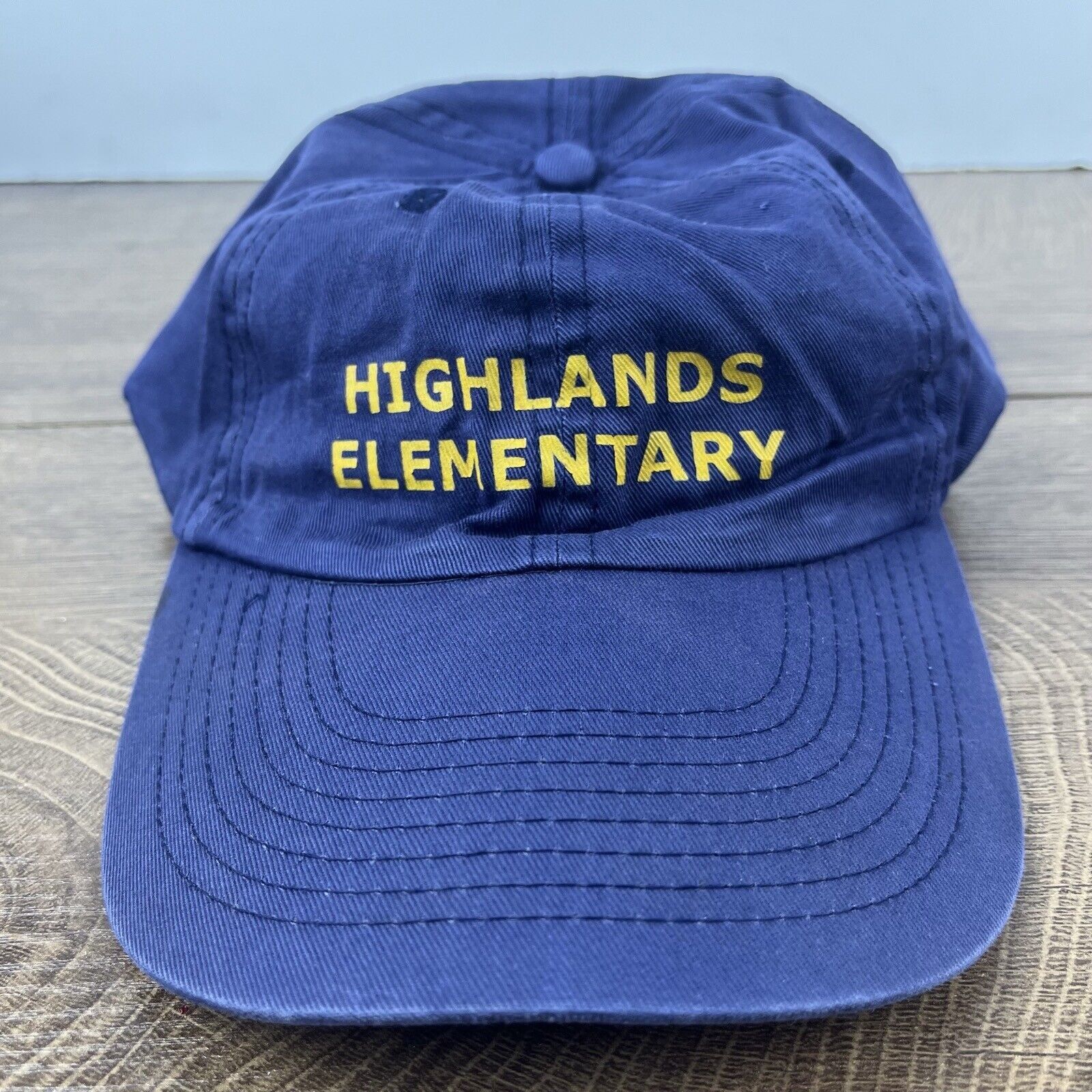 Other Highlands Elementary Snapback Hat Blue Adjustable Hat Blue A Size ONE SIZE - 2 Thumbnail