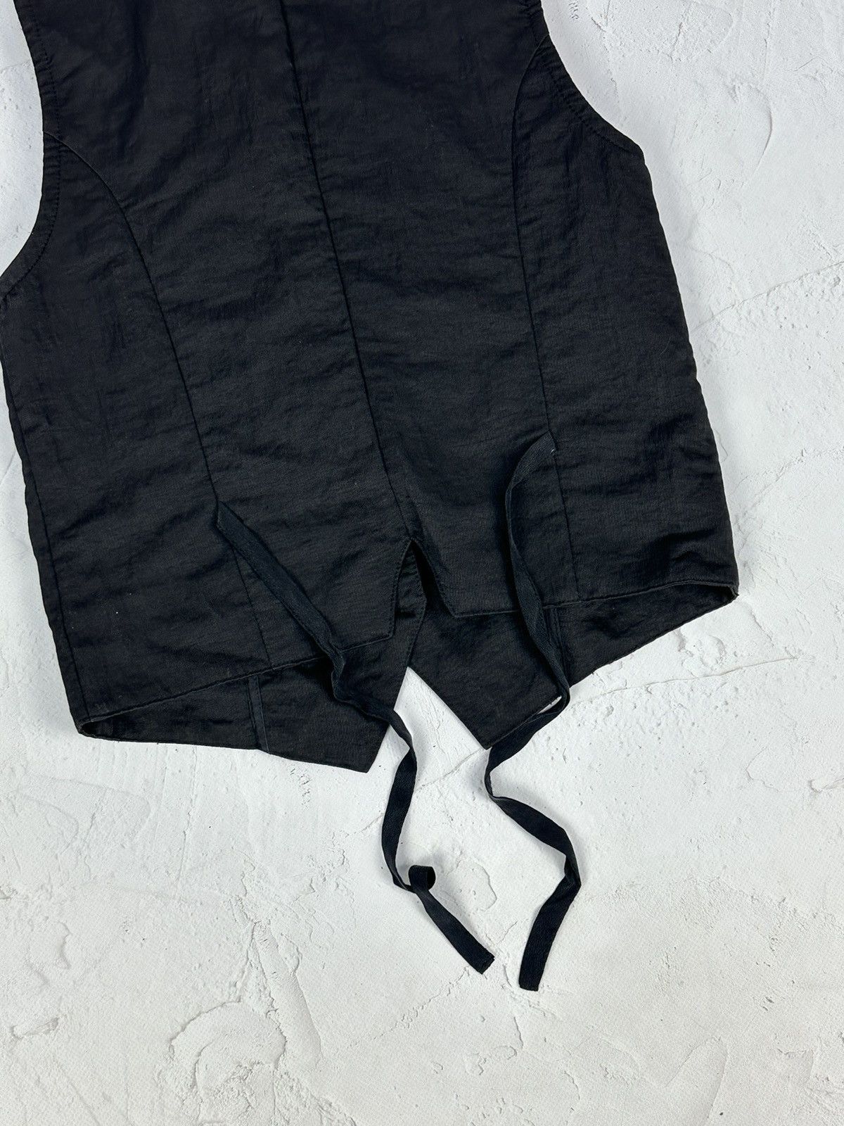 Japanese Brand × Vintage Vintage Zipper Black Tank Top Vest Size M / US 6-8 / IT 42-44 - 6 Thumbnail