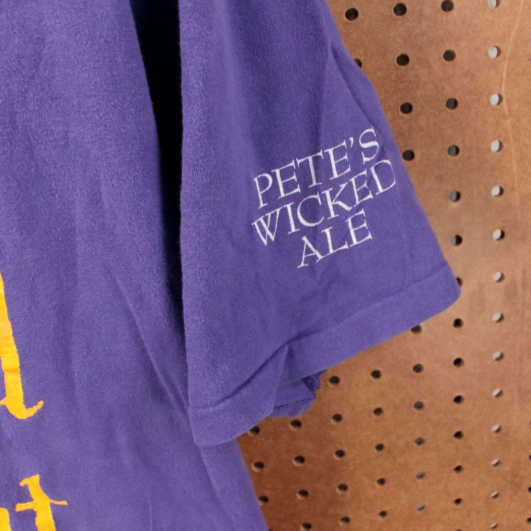 Hanes pete's wicked craft beer ale lager t-shirt XL vtg 90s usa made single stitch Size US XL / EU 56 / 4 - 3 Thumbnail