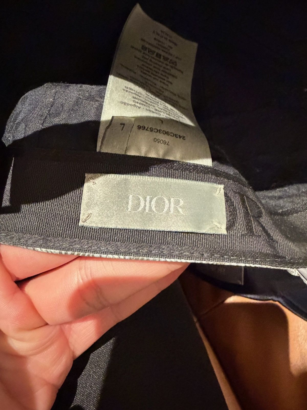 Dior STEAL! Dior CD Diamond Baseball Hat Size ONE SIZE - 6 Thumbnail