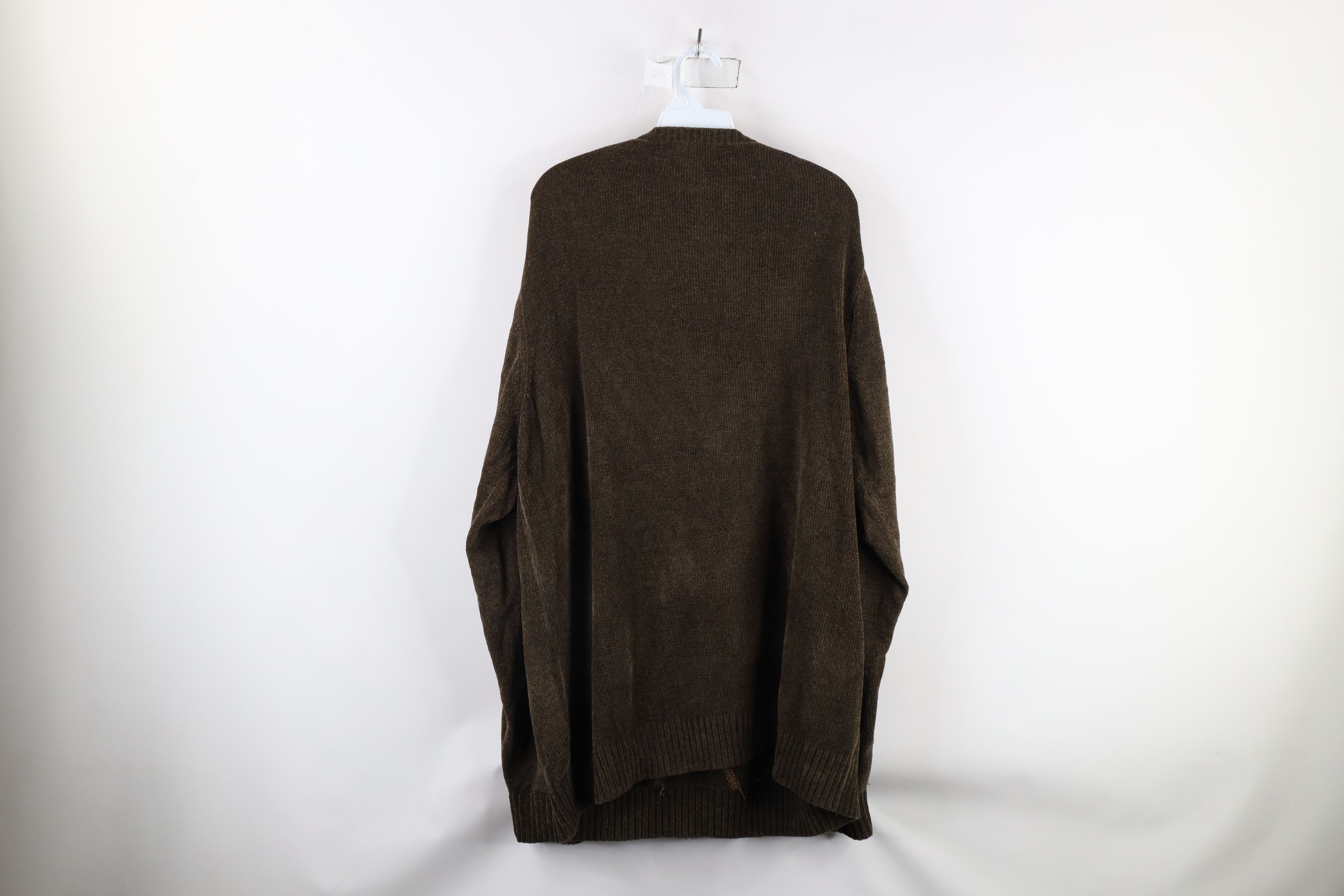 Vintage Vintage 90s Streetwear Textured Knit Crewneck Sweater Size US XL / EU 56 / 4 - 7 Thumbnail