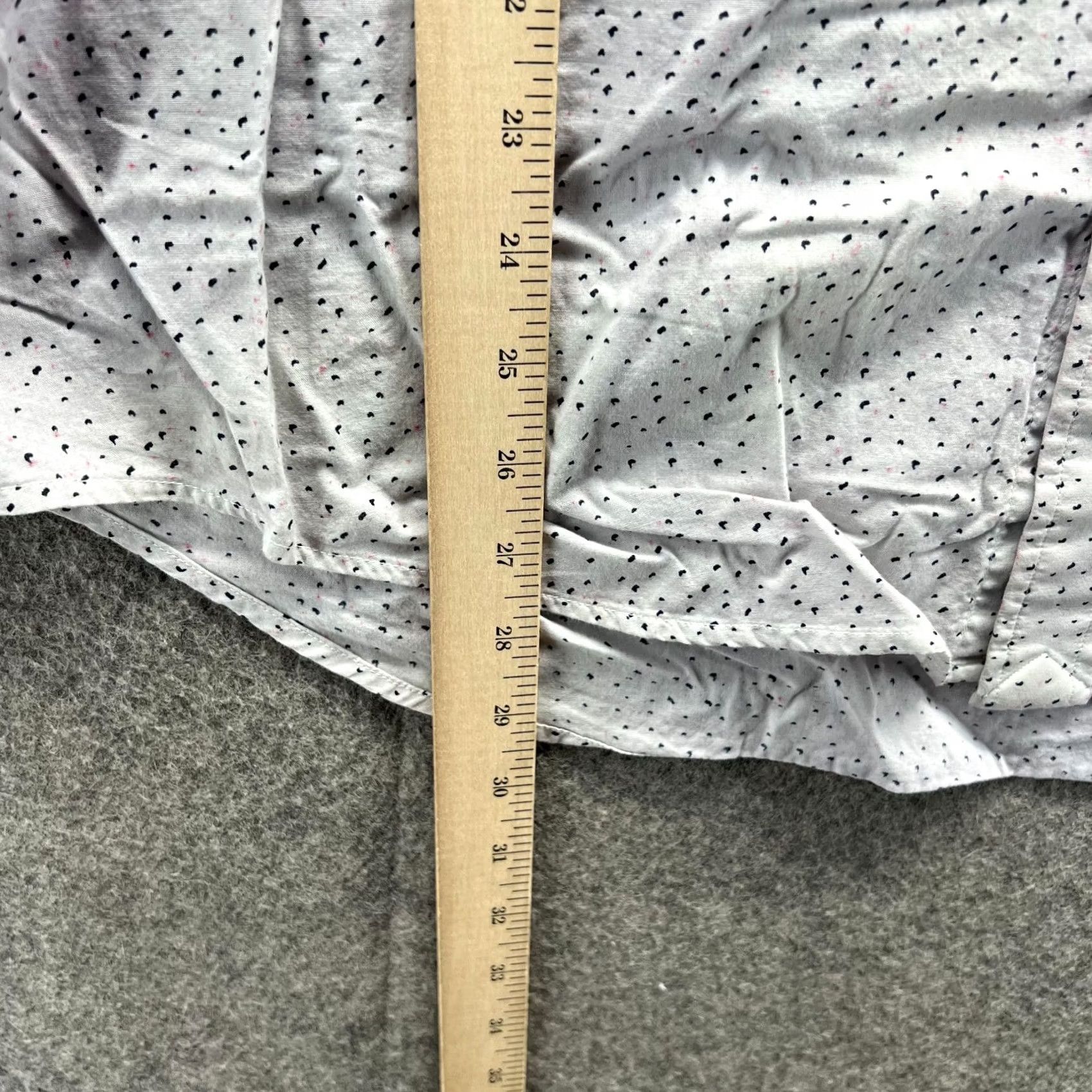 Club Monaco Club Monaco Shirt Men XL Gray Polka Dot Button-Down Slim Fit Size US XL / EU 56 / 4 - 7 Thumbnail