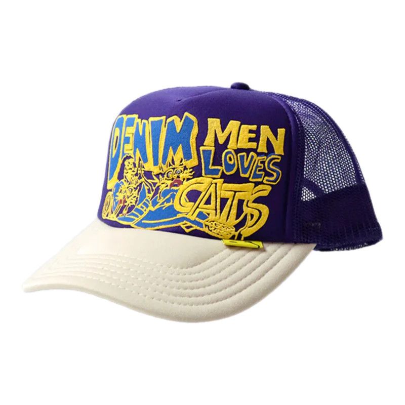 image of Kapital Denim Men Love Cats Purple in Violet