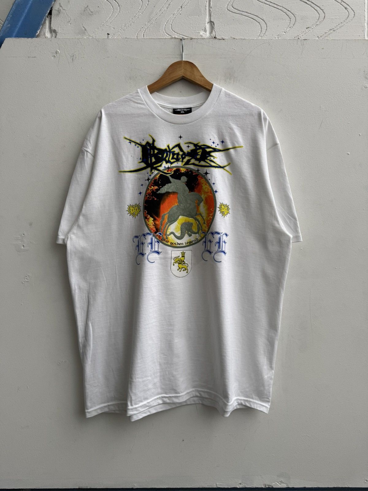 Drain Gang Drain Gang GTB Bladee Martyr Tour T-Shirt In White Size US XXL / EU 58 / 5 - 6 Thumbnail