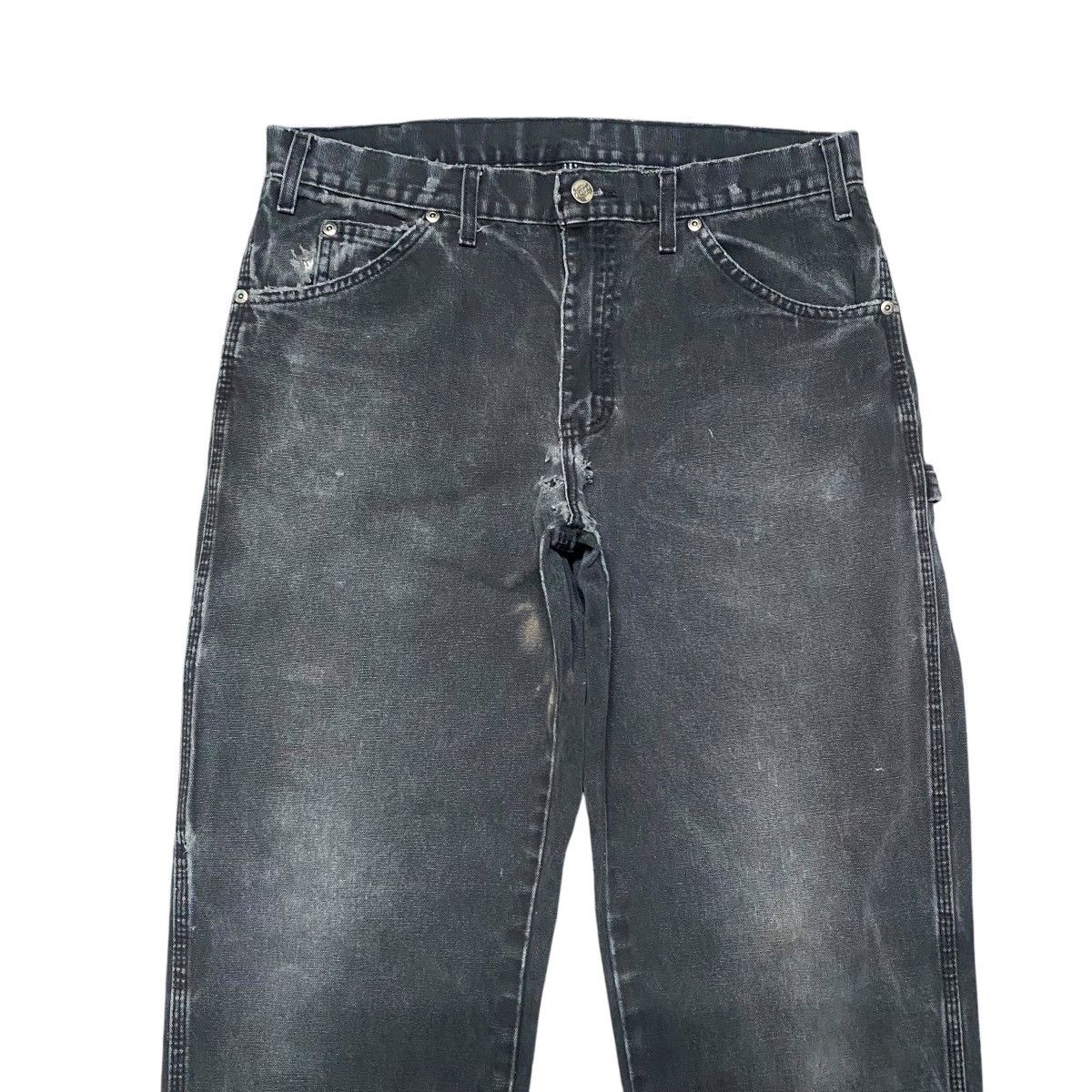 Dickies Vintage Dickies Black Carpenter Pant Distressed Size US 34 / EU 50 - 4 Thumbnail