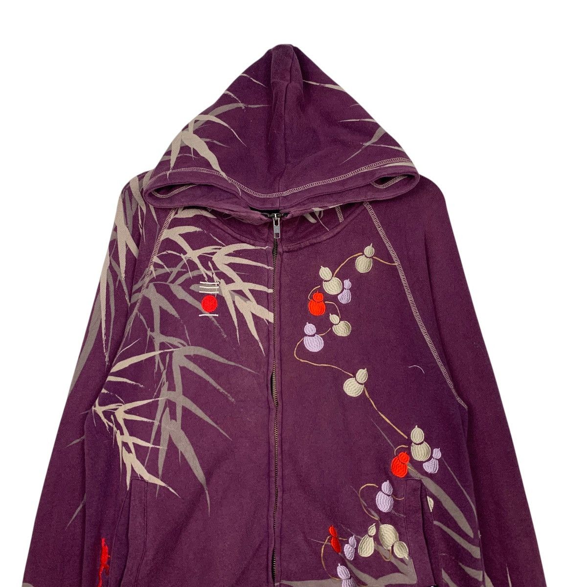 Japanese Brand SANMARUICHI Classic Traditional Zipper Hoodies #1912-C83 Size US M / EU 48-50 / 2 - 2 Thumbnail