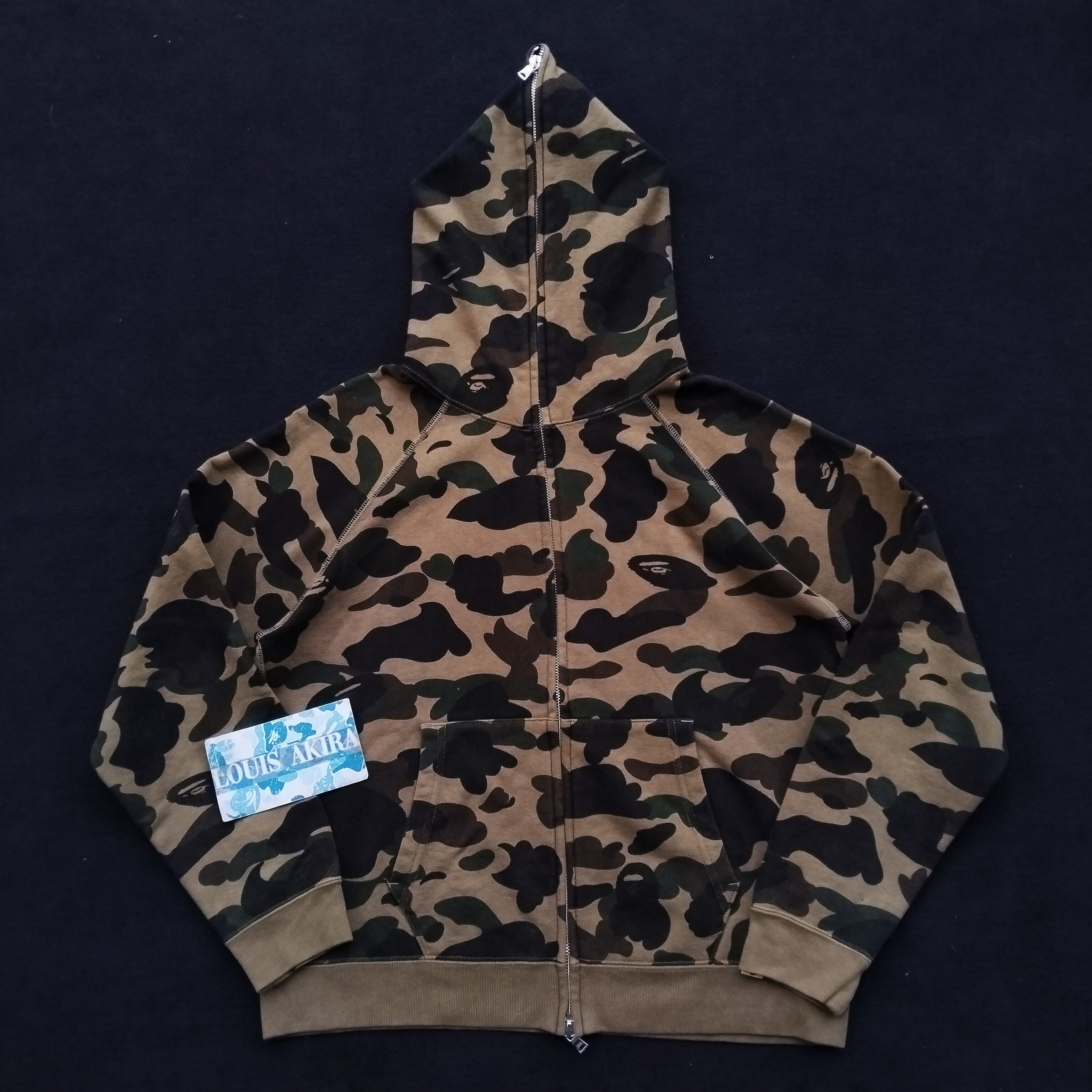 Bape 1st Camo Full Zip Hoodie Size US S / EU 44-46 / 1 - 1 Thumbnail
