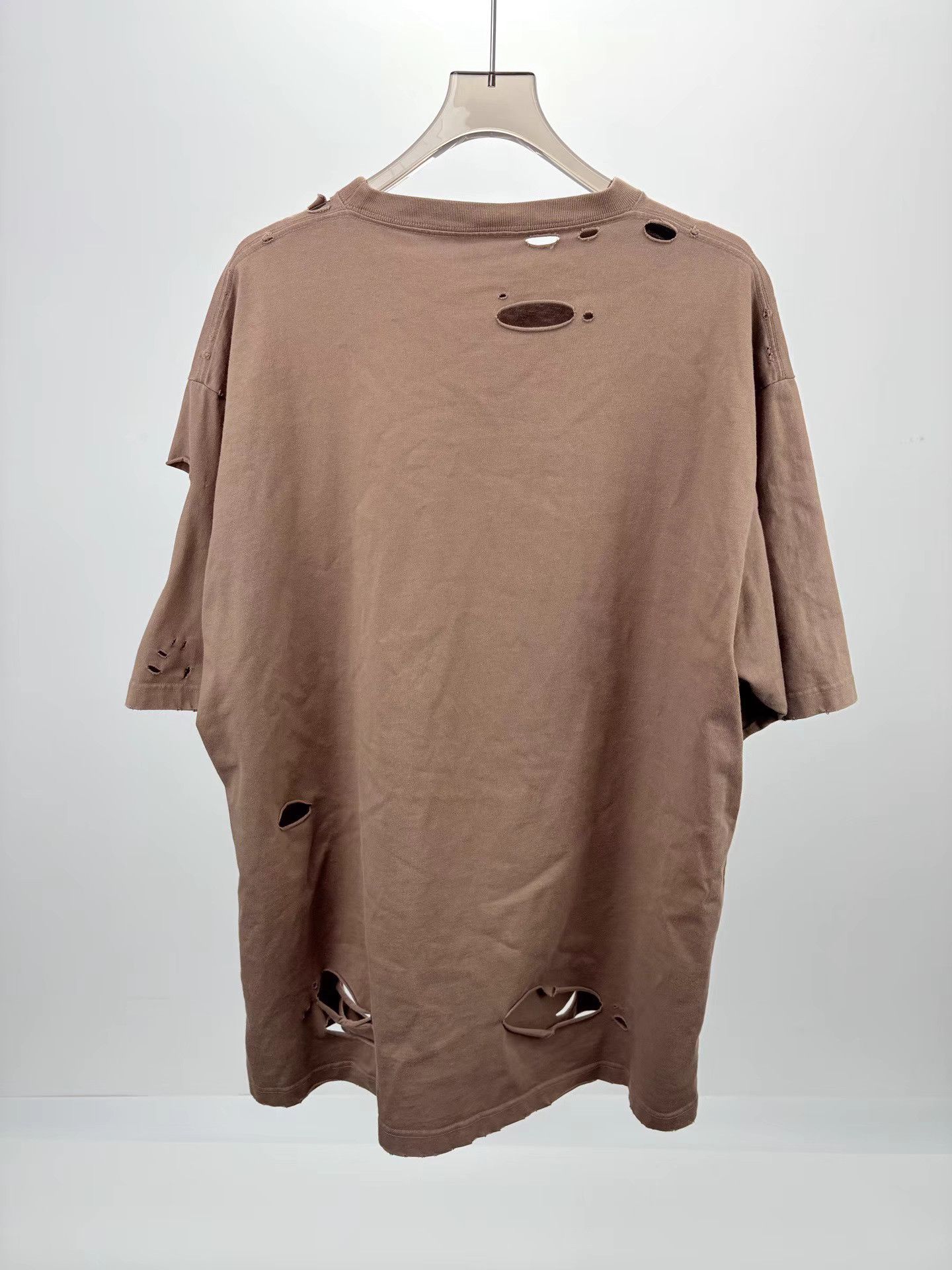 Balenciaga BALENCIAGA Distressed Letter Print Short Sleeve K1 Size US M / EU 48-50 / 2 - 2 Thumbnail